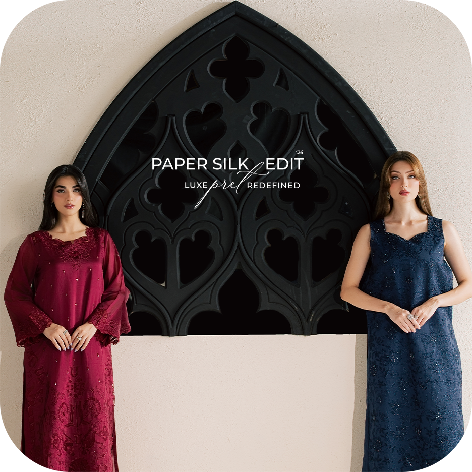 Close-up of crisp paper silk fabric with a soft, delicate sheen