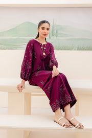 Halay 2Pc - Embroidered Khaddar Dress - BATIK