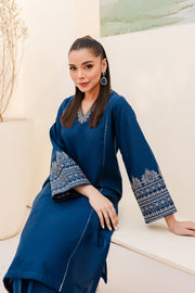 Arison 2Pc - Embroidered Khaddar Dress - BATIK
