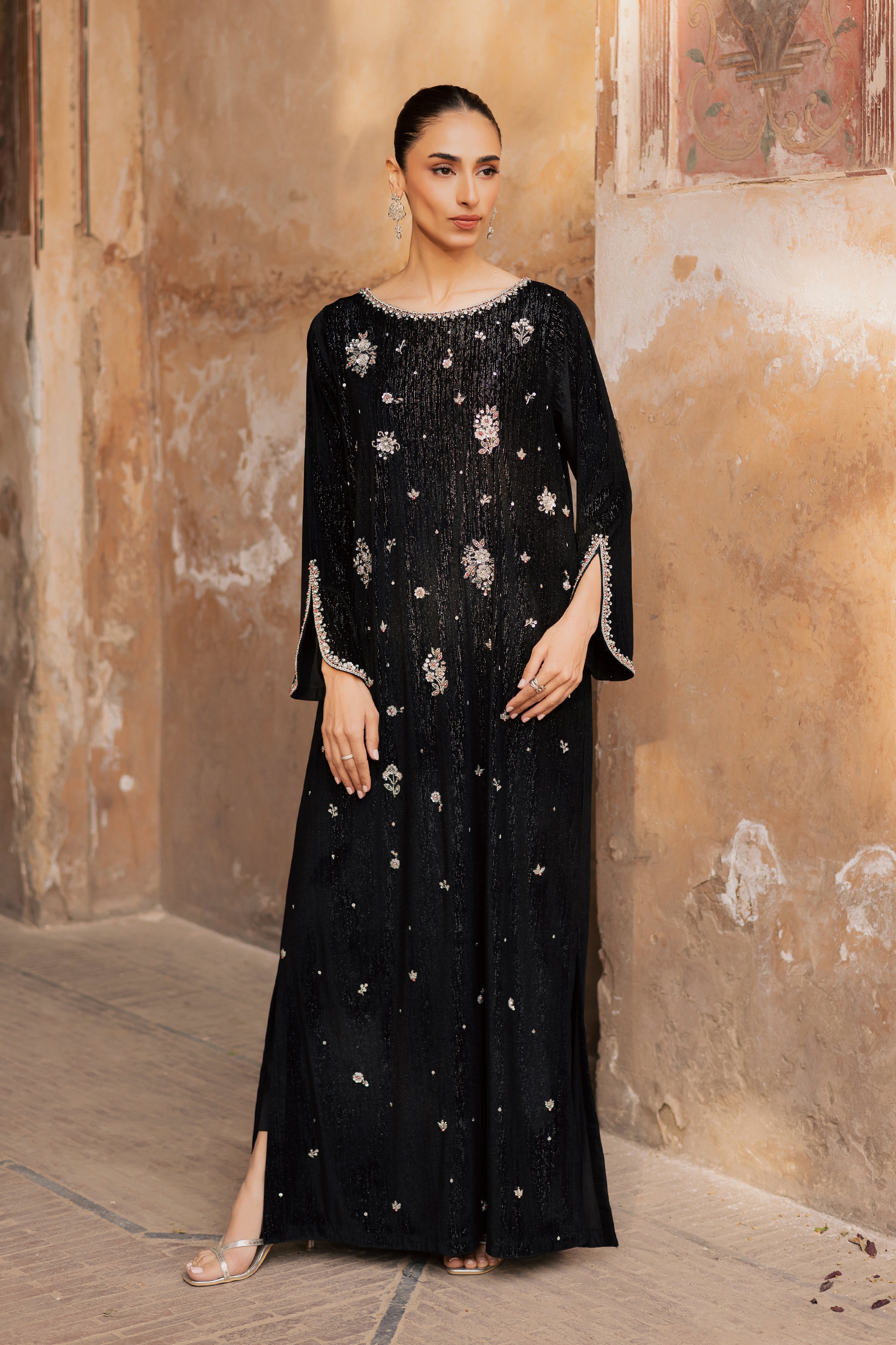 Ava 2Pc - Velvet Formal Dress BATIKstudio BATIK S / Black / Velvet-M / Black / Velvet-L / Black / Velvet