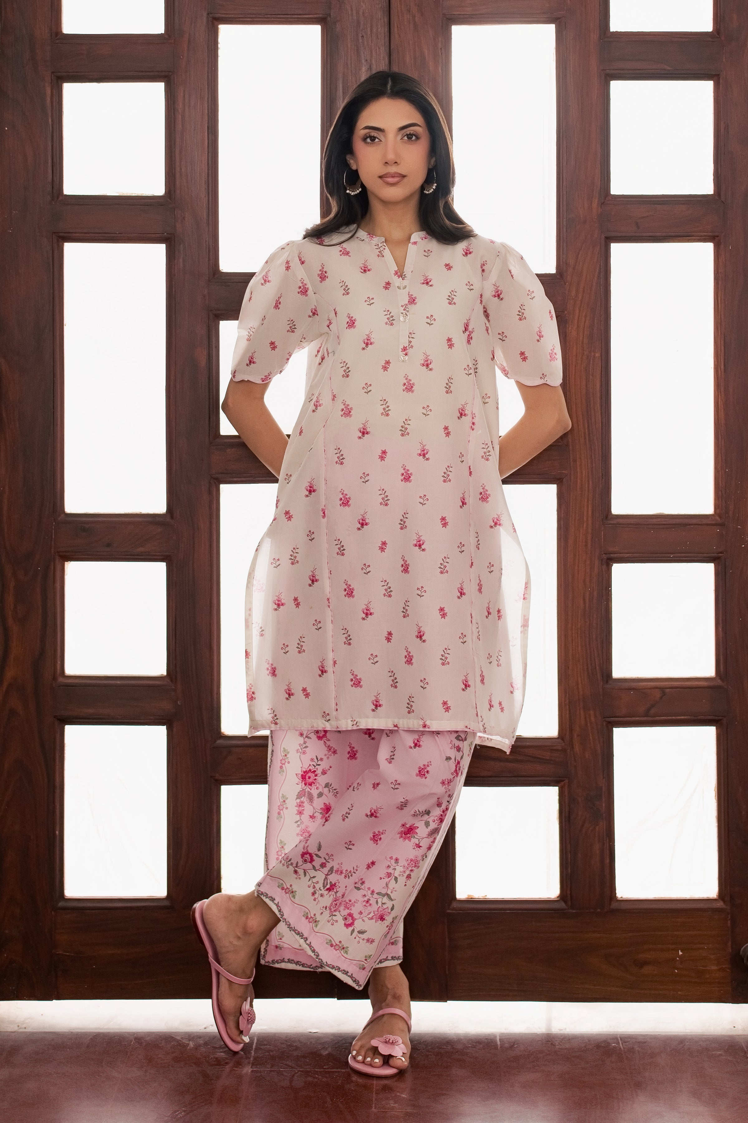 Biscoff 2Pc - Printed Lawn Dress BATIKSS26 BATIK XS / Off White / Lawn-S / Off White / Lawn-M / Off White / Lawn-L / Off White / Lawn-XL / Off White / Lawn