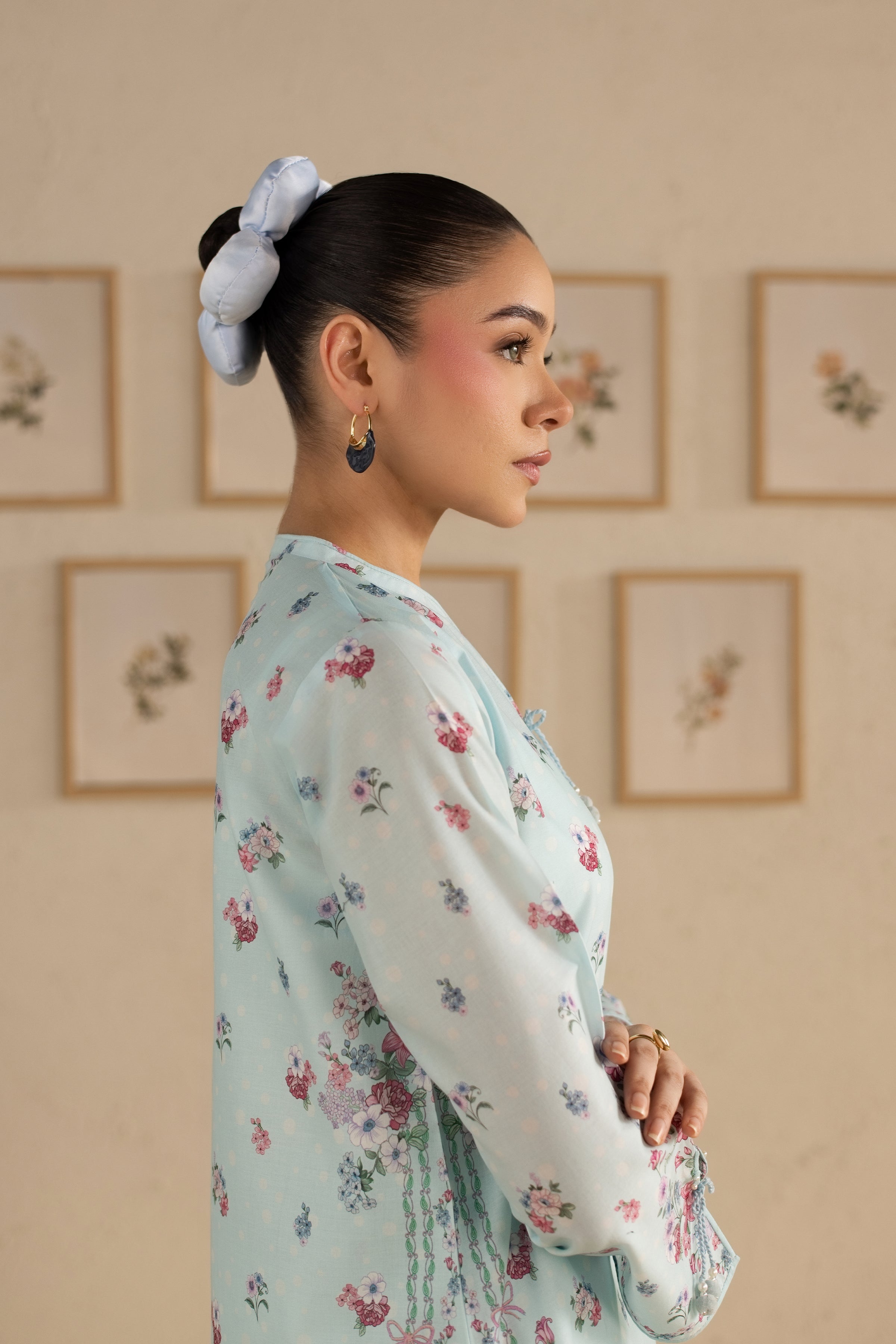 Blue Knox 2Pc - Printed Lawn Dress BATIKSS26 BATIK XS / Blue / Lawn-S / Blue / Lawn-M / Blue / Lawn-L / Blue / Lawn-XL / Blue / Lawn