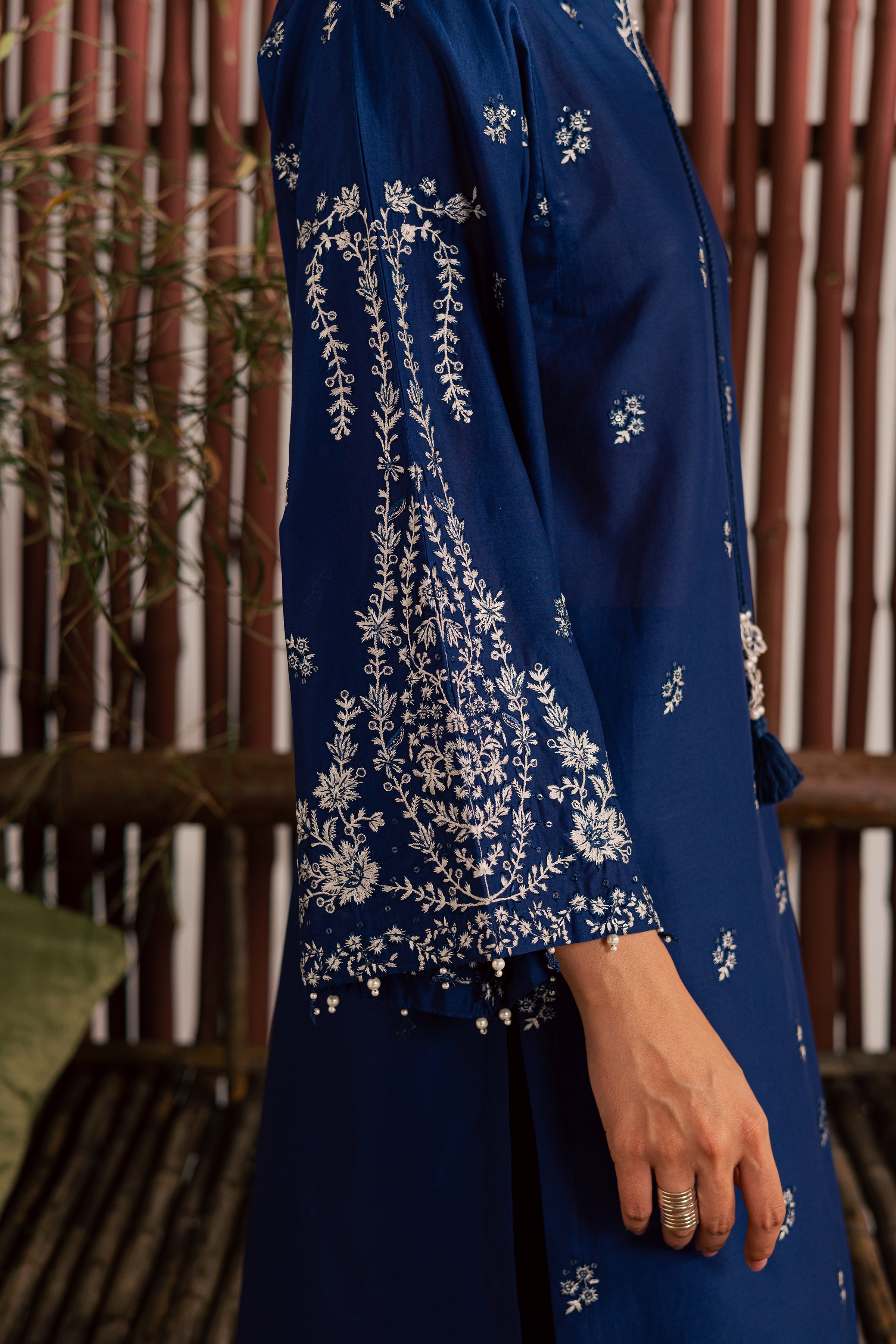 Blue Nairobi 2Pc - Embroidered Lawn Dress EverydayEdit26 BATIK XS / Dark Blue / Pima Lawn-S / Dark Blue / Pima Lawn-M / Dark Blue / Pima Lawn-L / Dark Blue / Pima Lawn-XL / Dark Blue / Pima Lawn