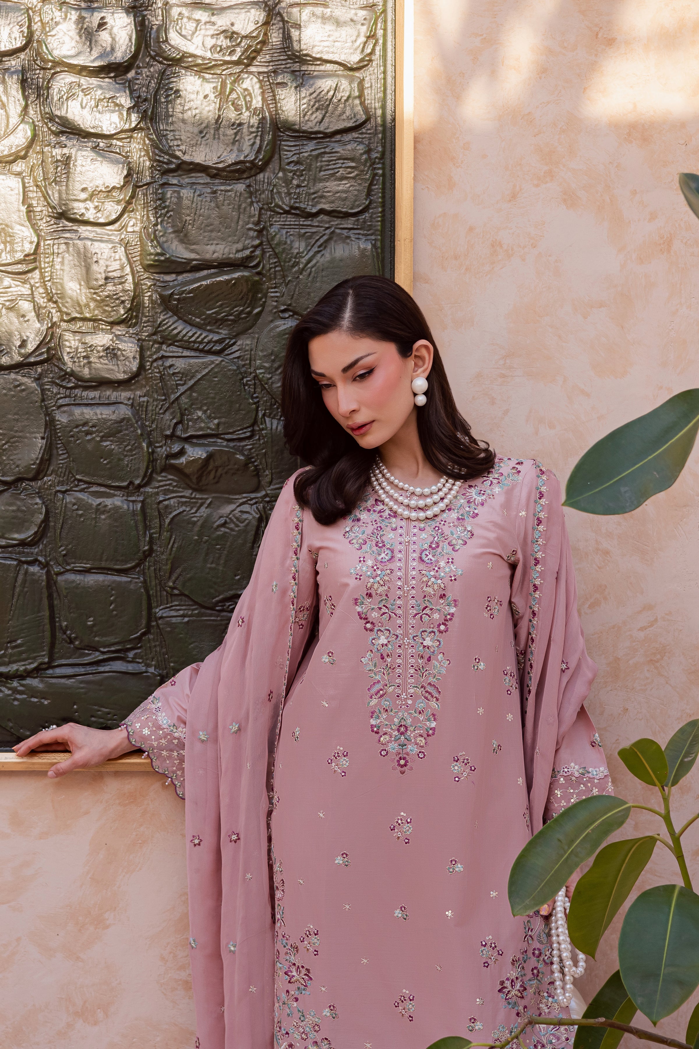 Candis 3Pc - Festive Embroidered Lawn BATIKEID2026 BATIK XS / Candy Pink / Pima Lawn-S / Candy Pink / Pima Lawn-M / Candy Pink / Pima Lawn-L / Candy Pink / Pima Lawn-XL / Candy Pink / Pima Lawn