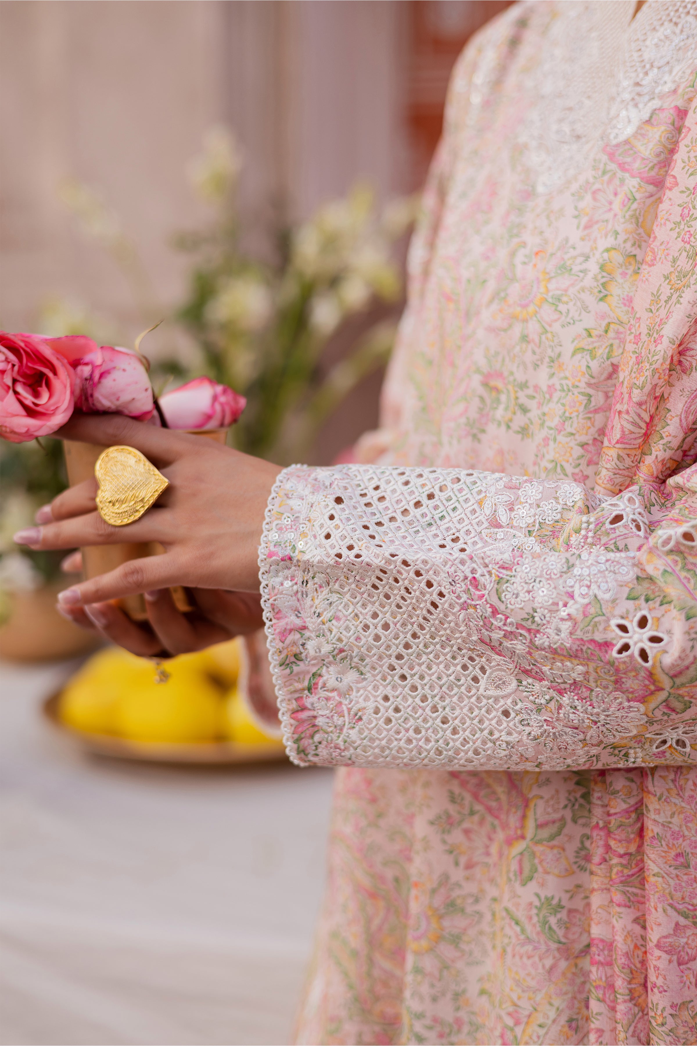 Elika 3Pc - Festive Eid Prints BATIKEID2026 BATIK XS / Pink / Lawn-S / Pink / Lawn-M / Pink / Lawn-L / Pink / Lawn-XL / Pink / Lawn