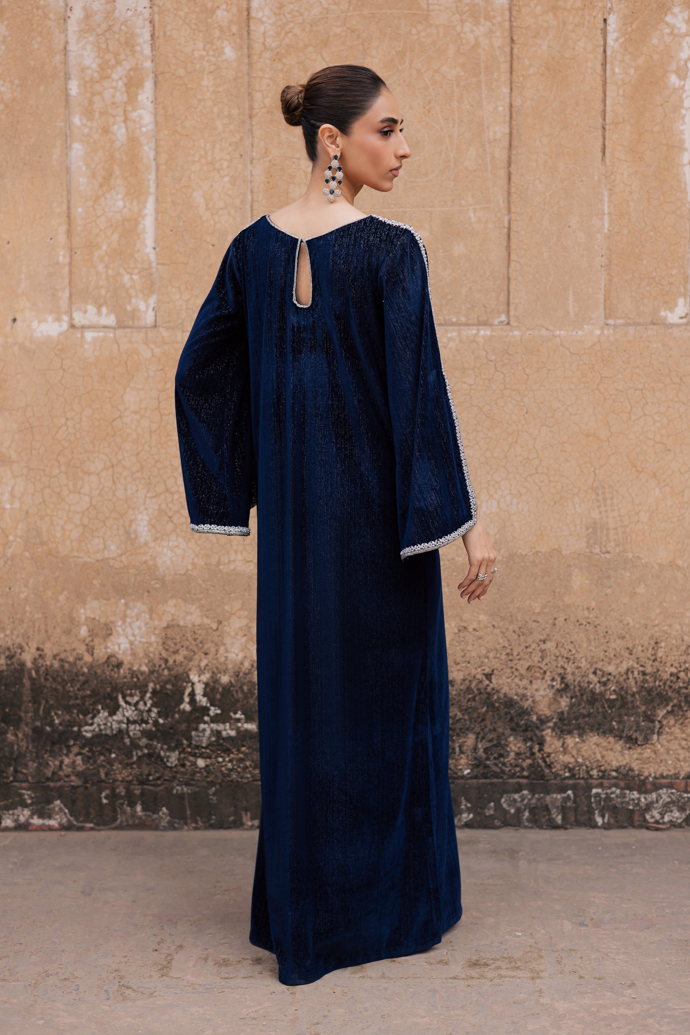 Ellia 2Pc - Velvet Formal Dress BATIKstudio BATIK S / Navy Blue / Velvet-M / Navy Blue / Velvet-L / Navy Blue / Velvet