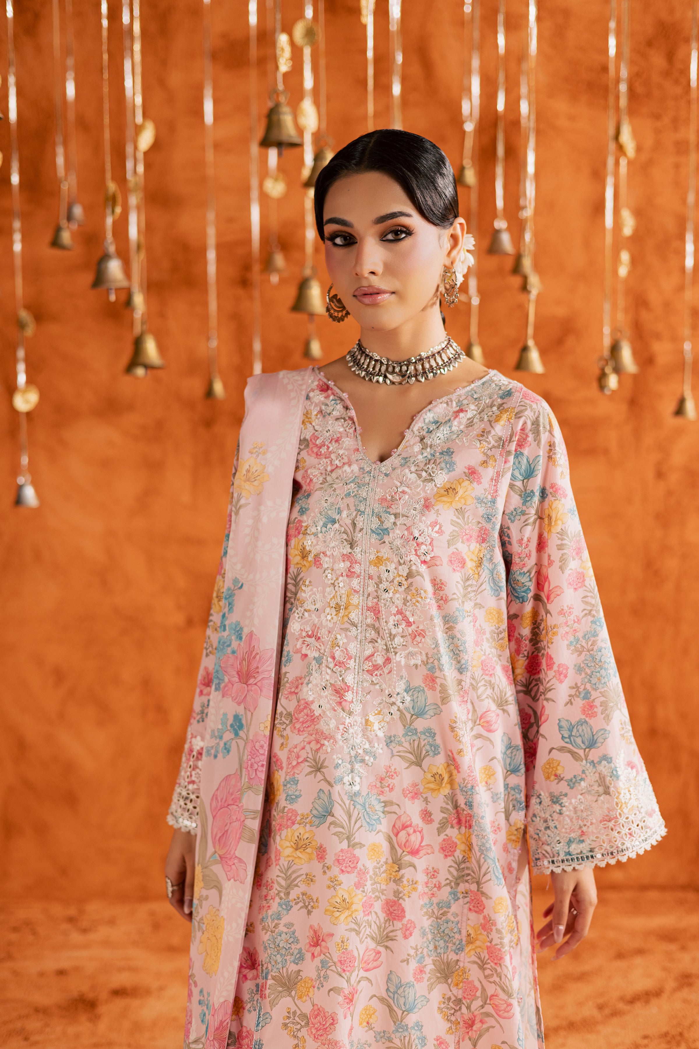 Gul 3Pc - Printed Lawn Dress BATIKEID2026 BATIK XS / Pink / Lawn-S / Pink / Lawn-M / Pink / Lawn-L / Pink / Lawn-XL / Pink / Lawn