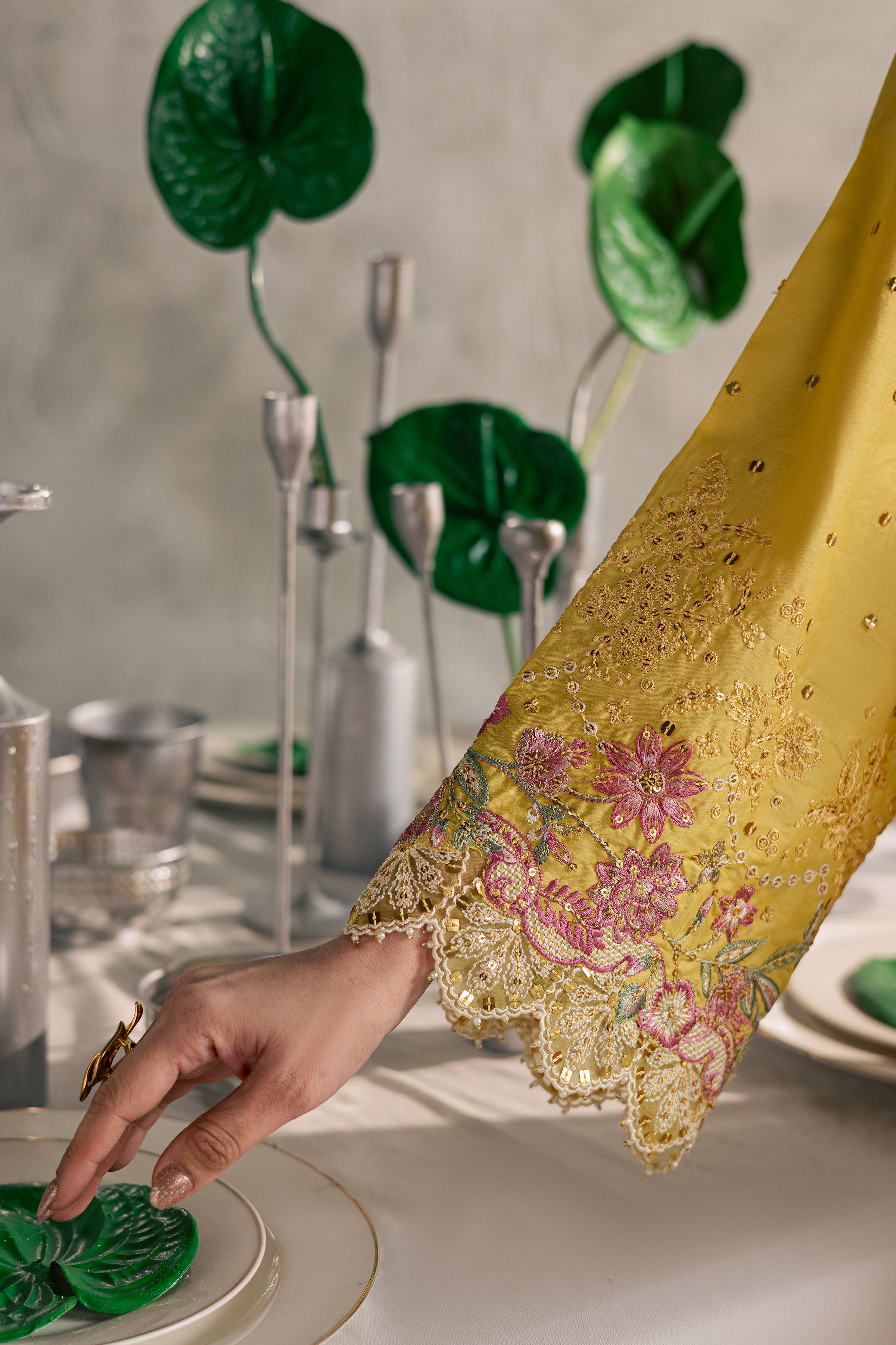 Her Soul 3Pc - Festive Embroidered Lawn BATIKEID2026 BATIK XS / Lemon Yellow / Pima Lawn-S / Lemon Yellow / Pima Lawn-M / Lemon Yellow / Pima Lawn-L / Lemon Yellow / Pima Lawn-XL / Lemon Yellow / Pima Lawn