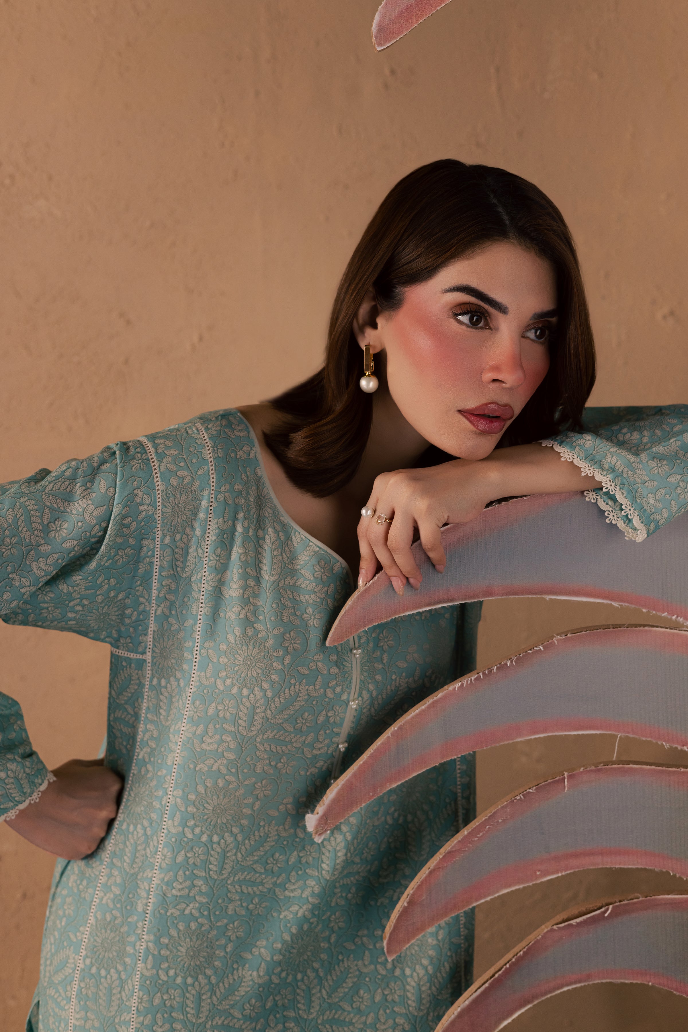 Ice Crush 2Pc - Printed Lawn Dress BATIKSS26 BATIK XS / Ice Blue / Lawn-S / Ice Blue / Lawn-M / Ice Blue / Lawn-L / Ice Blue / Lawn-XL / Ice Blue / Lawn