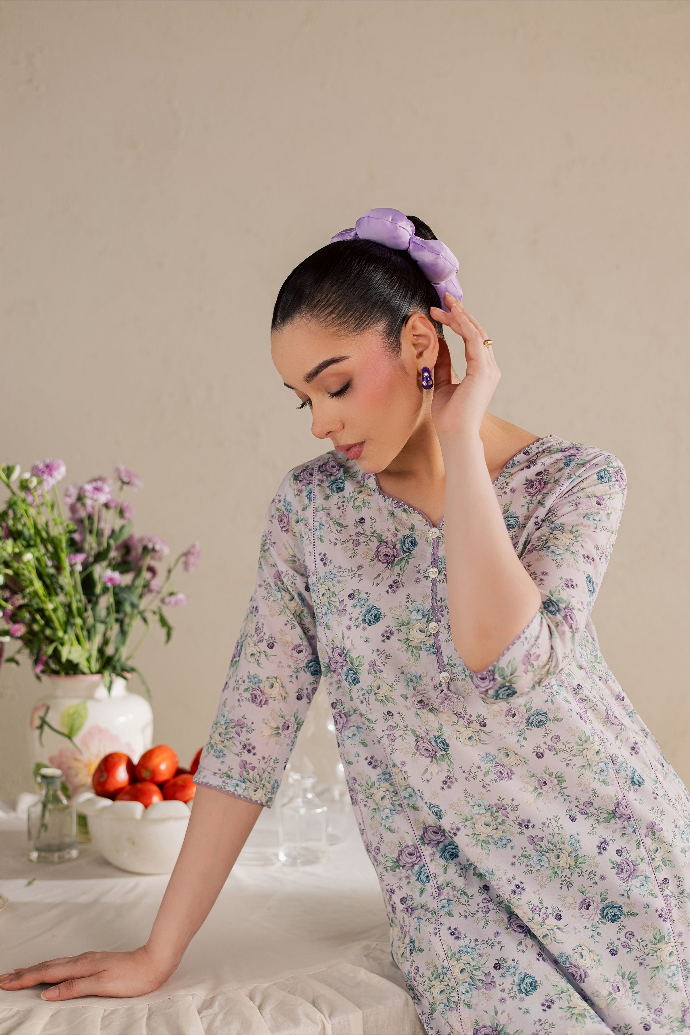 Jeremiah 2Pc - Printed Lawn Dress BATIKSS26 BATIK XS / Pink / Lawn-S / Pink / Lawn-M / Pink / Lawn-L / Pink / Lawn-XL / Pink / Lawn