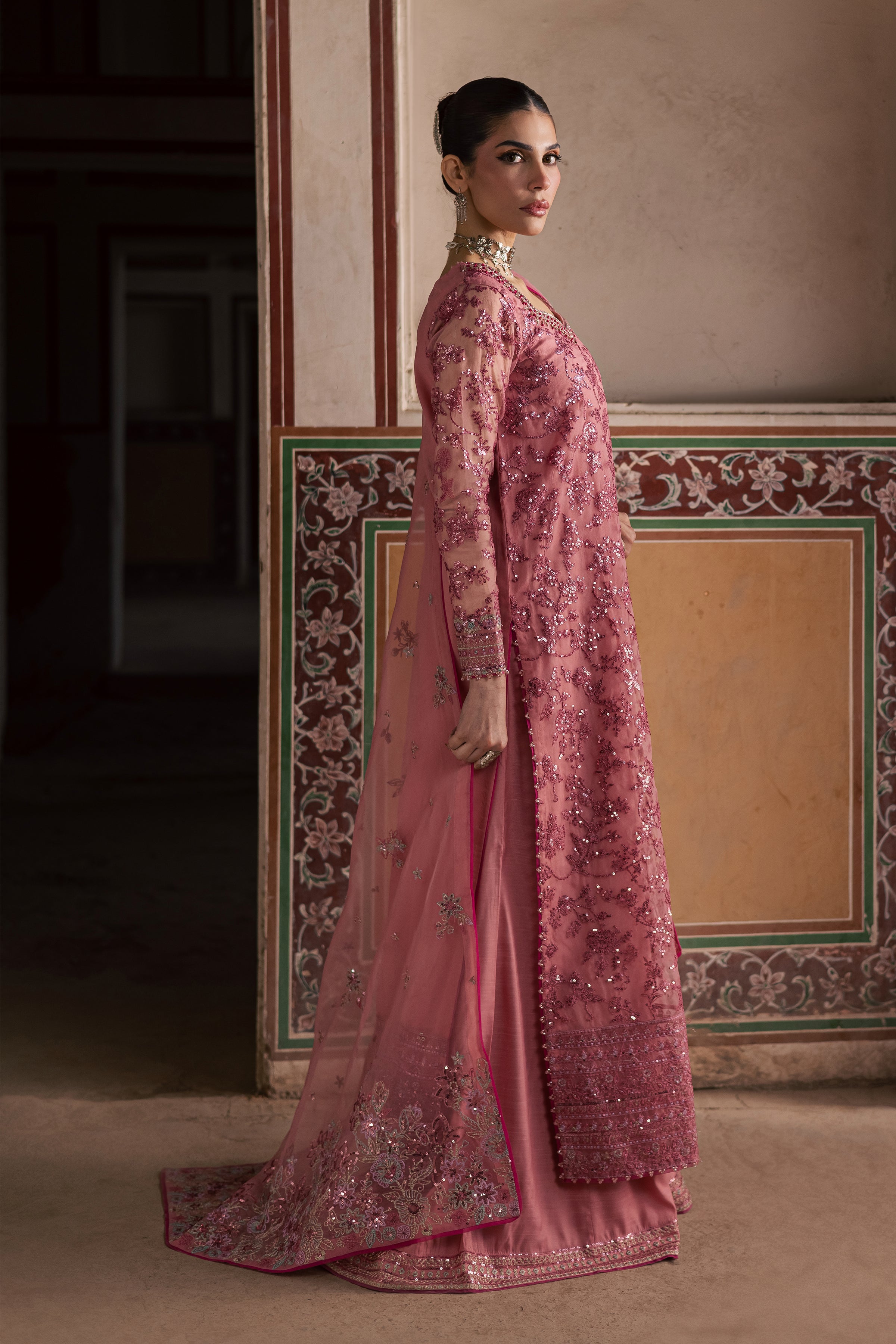 Laal e Rang 3Pc- Festive Luxe Pret BATIKLuxePRET BATIK XS / Crimson / Organza-S / Crimson / Organza-M / Crimson / Organza-L / Crimson / Organza-XL / Crimson / Organza