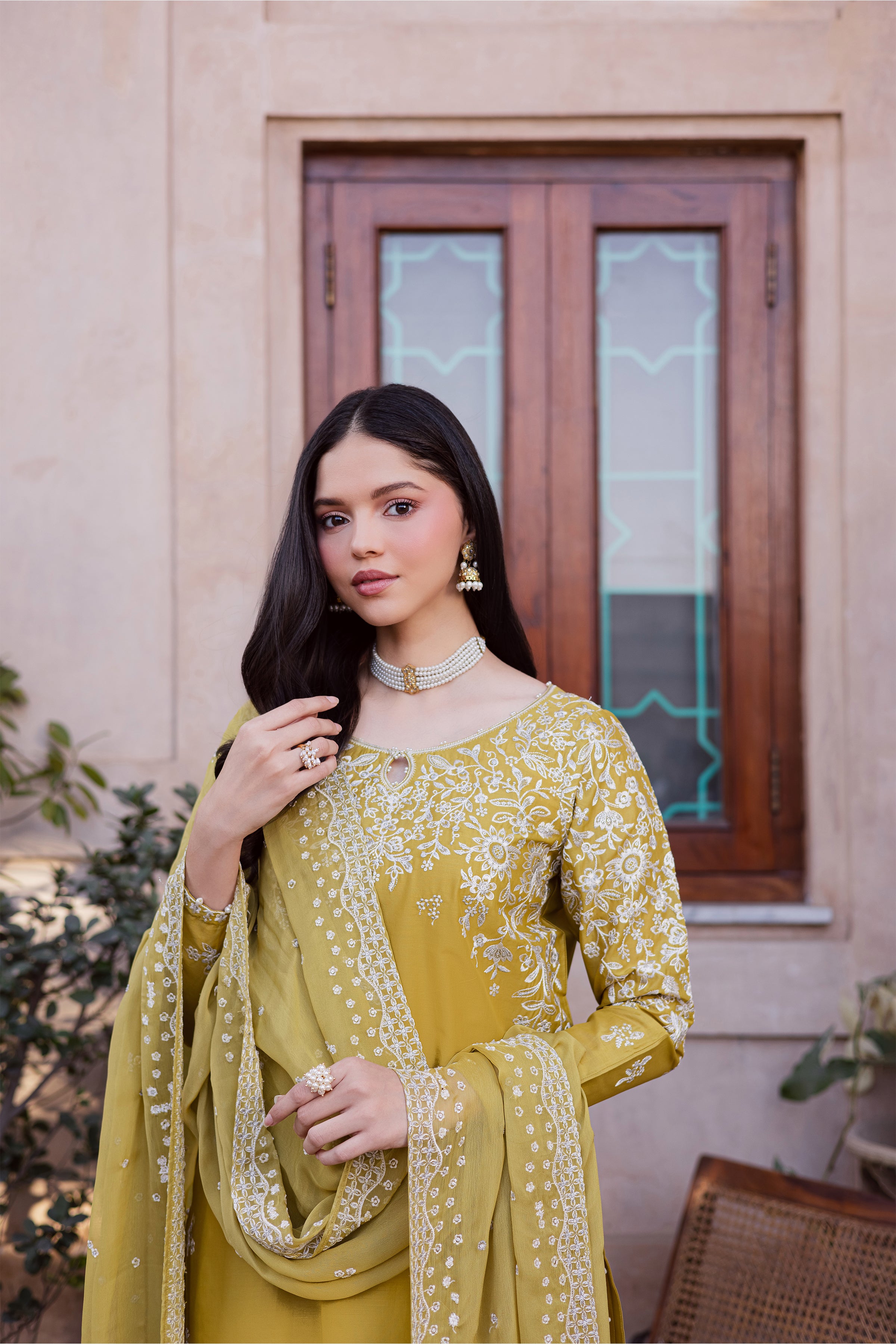 Lime Haze 3Pc - Festive Embroidered Lawn BATIKEID2026 BATIK XS / Lime / Pima Lawn-S / Lime / Pima Lawn-M / Lime / Pima Lawn-L / Lime / Pima Lawn-XL / Lime / Pima Lawn