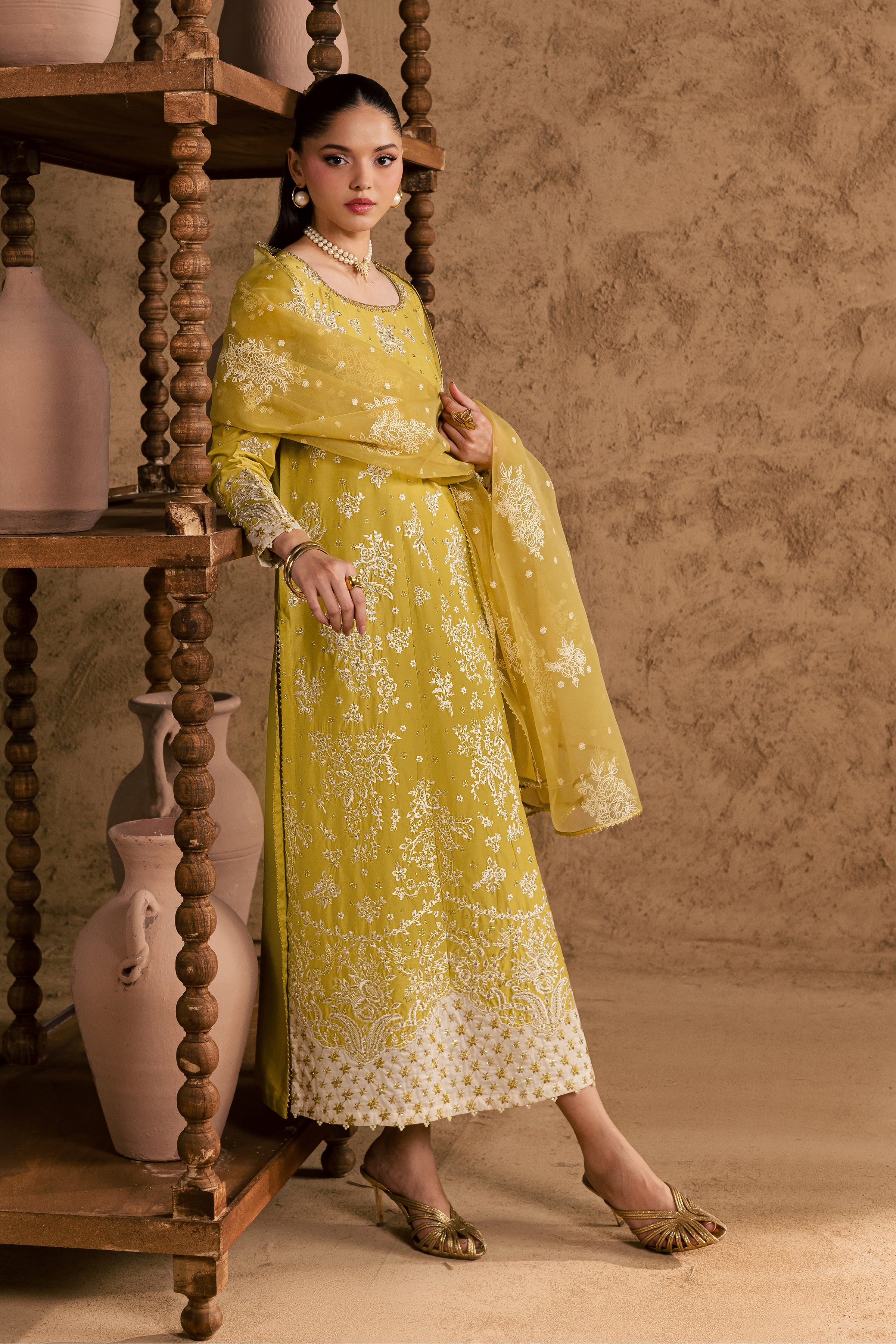Limylime 3Pc - Festive Eid Pret BATIKEID2026 BATIK XS / Lime / Giza-S / Lime / Giza-M / Lime / Giza-L / Lime / Giza-XL / Lime / Giza