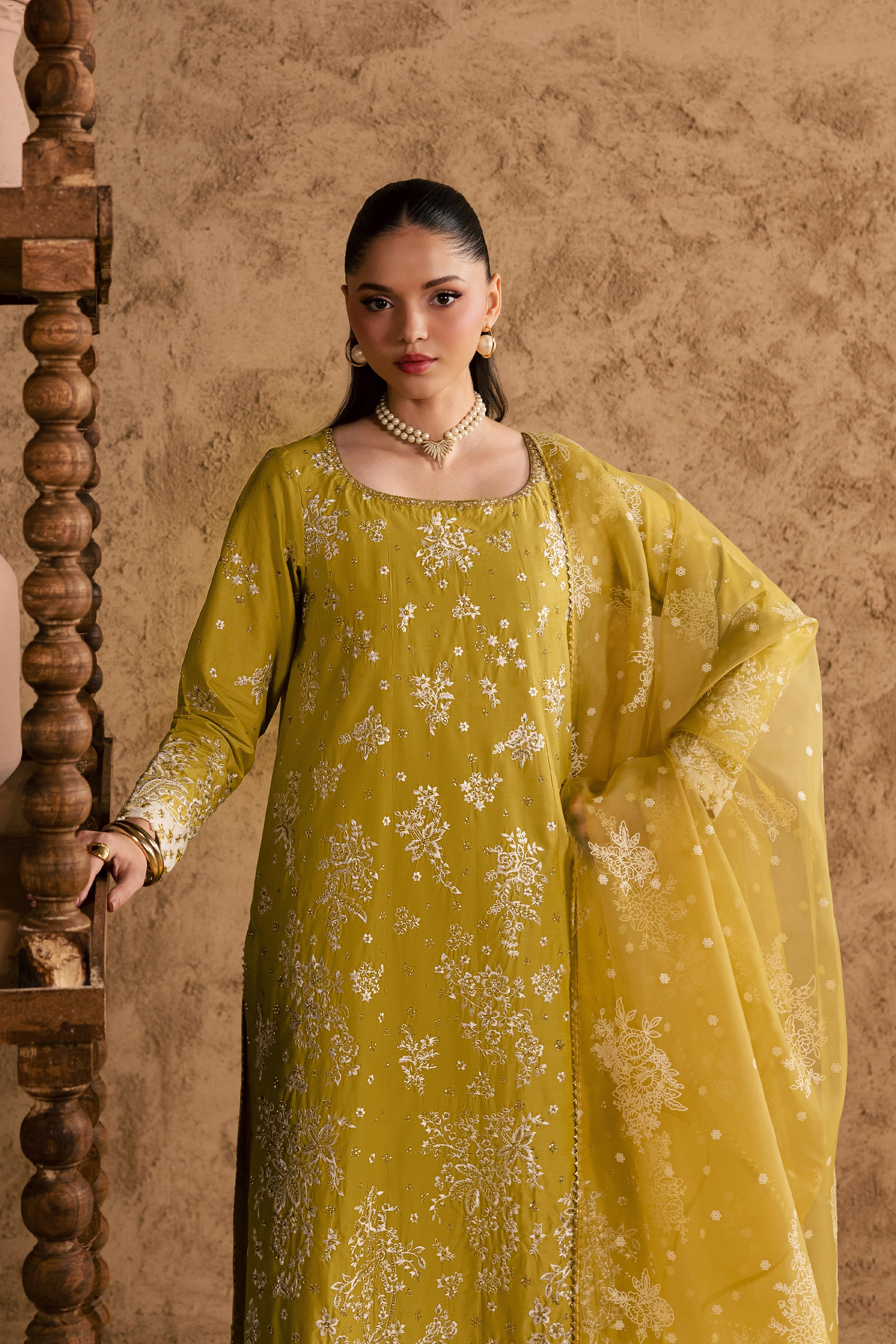 Limylime 3Pc - Festive Eid Pret BATIKEID2026 BATIK XS / Lime / Giza-S / Lime / Giza-M / Lime / Giza-L / Lime / Giza-XL / Lime / Giza