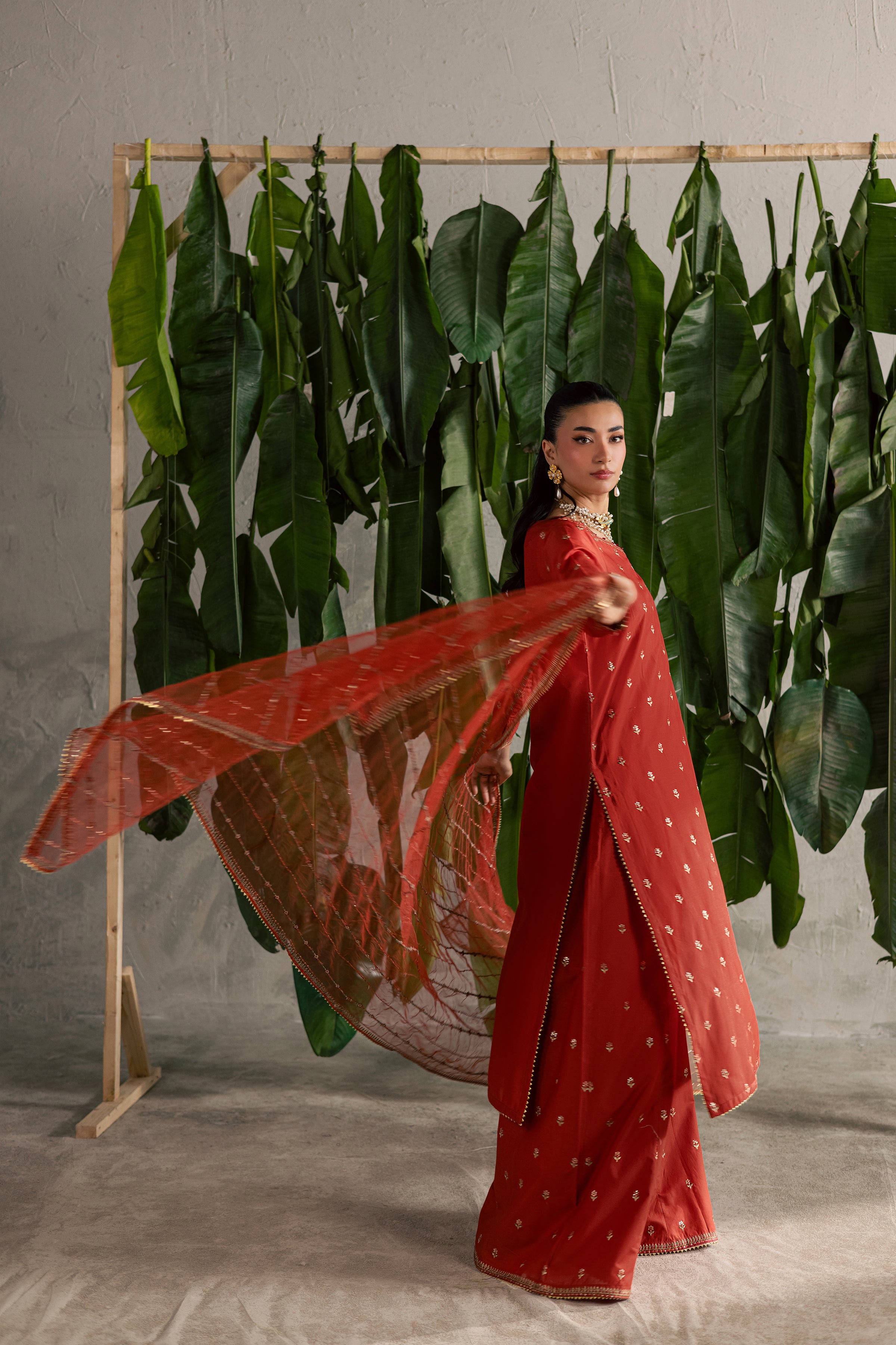 Malta 3Pc - Festive Embroidered Lawn BATIKEID2026 BATIK XS / Deep Rust / Pima Lawn-S / Deep Rust / Pima Lawn-M / Deep Rust / Pima Lawn-L / Deep Rust / Pima Lawn-XL / Deep Rust / Pima Lawn