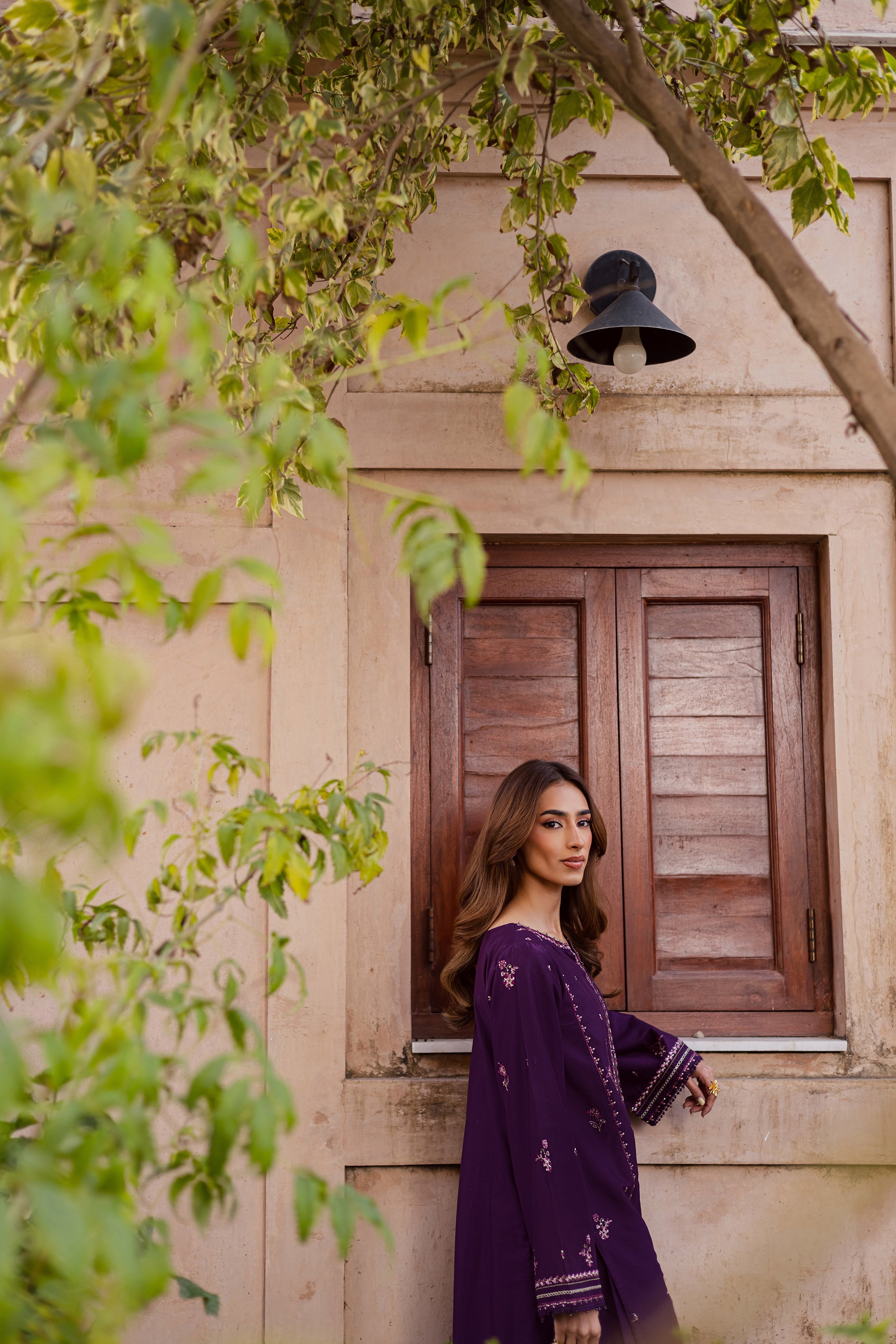 Mashayem 3Pc - Festive Embroidered Lawn BATIKEID2026 BATIK XS / Purple / Pima Lawn-S / Purple / Pima Lawn-M / Purple / Pima Lawn-L / Purple / Pima Lawn-XL / Purple / Pima Lawn