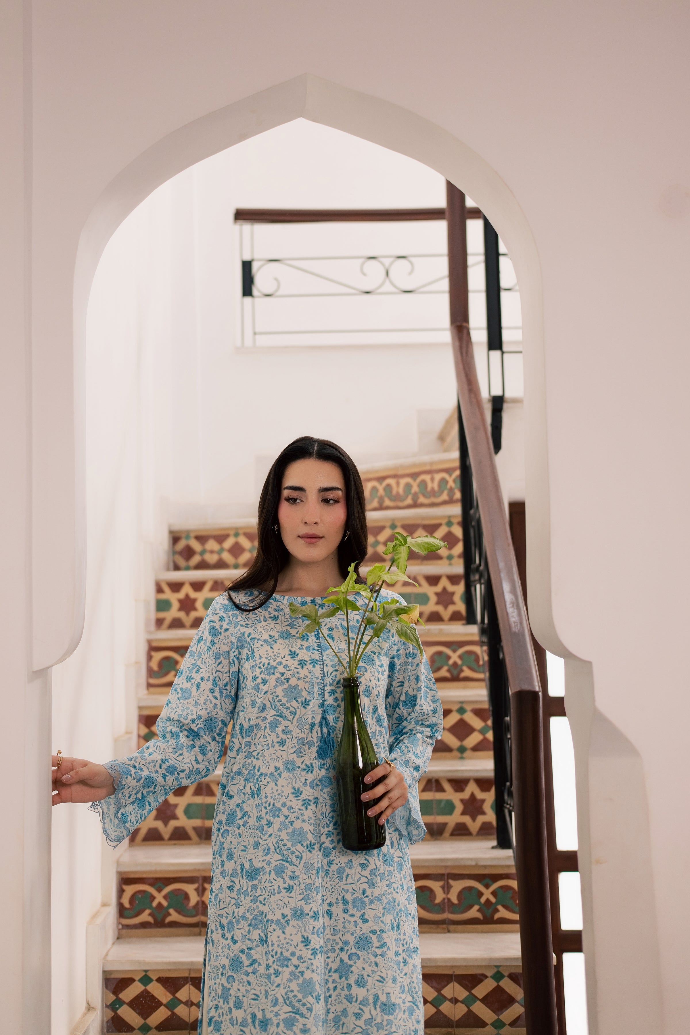 Nooran 2Pc - Printed Lawn Dress BATIKSS26 BATIK XS / Off White / Lawn-S / Off White / Lawn-M / Off White / Lawn-L / Off White / Lawn-XL / Off White / Lawn
