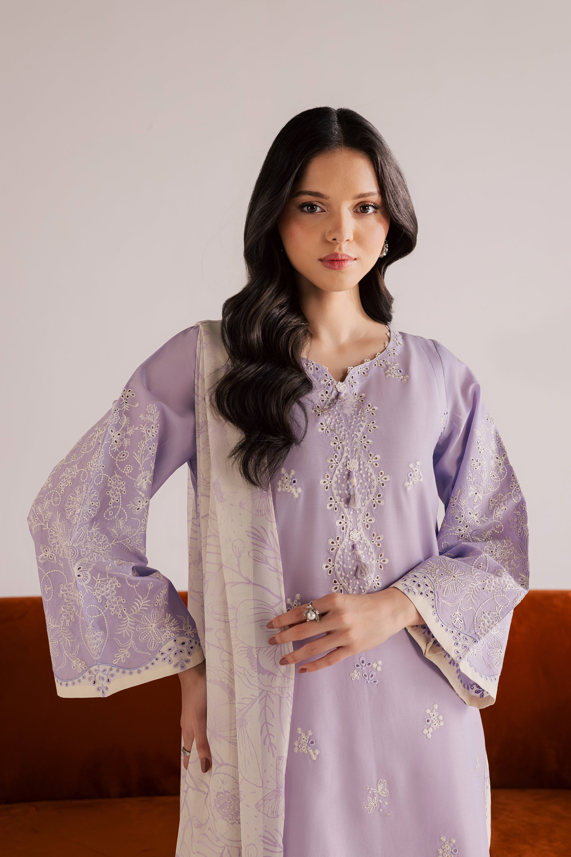 Norway 3Pc - Embroidered Lawn Dress EverydayEdit26 BATIK XS / Voila / Pima Lawn-S / Voila / Pima Lawn-M / Voila / Pima Lawn-L / Voila / Pima Lawn-XL / Voila / Pima Lawn