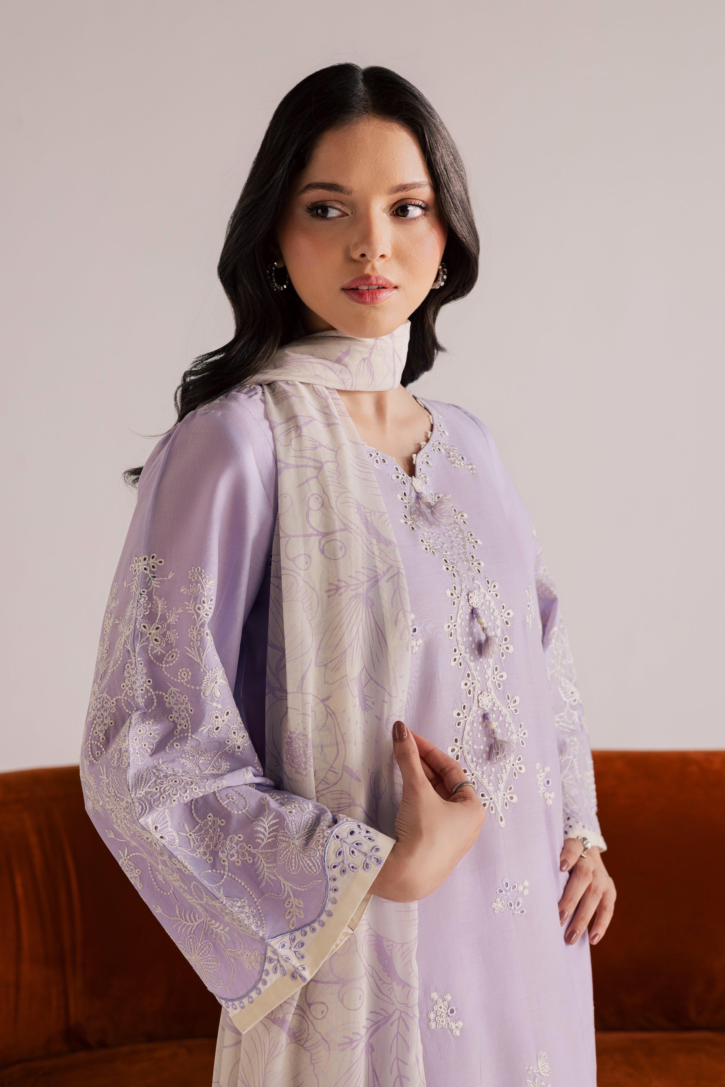 Norway 3Pc - Embroidered Lawn Dress EverydayEdit26 BATIK XS / Voila / Pima Lawn-S / Voila / Pima Lawn-M / Voila / Pima Lawn-L / Voila / Pima Lawn-XL / Voila / Pima Lawn