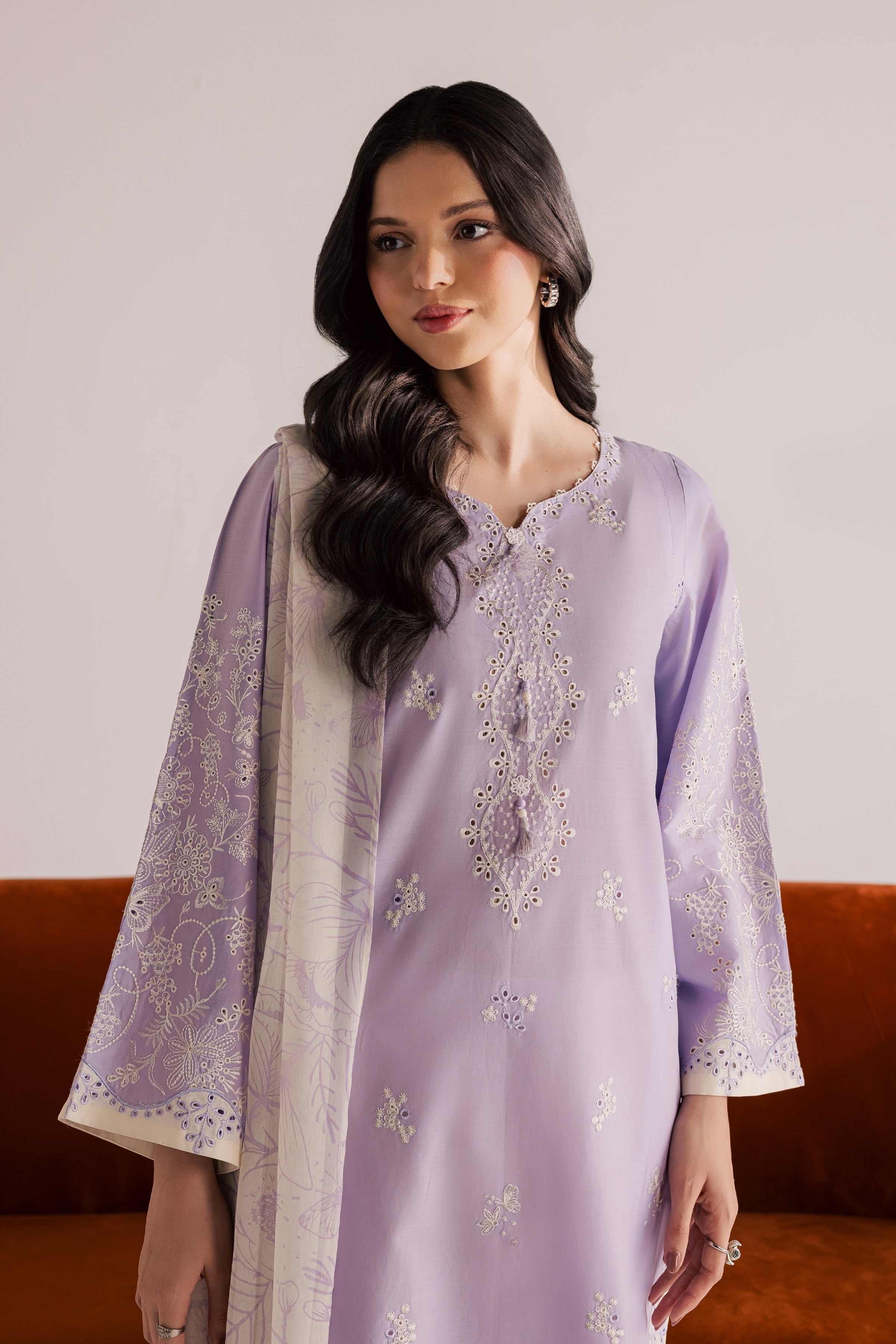 Norway 3Pc - Embroidered Lawn Dress EverydayEdit26 BATIK XS / Voila / Pima Lawn-S / Voila / Pima Lawn-M / Voila / Pima Lawn-L / Voila / Pima Lawn-XL / Voila / Pima Lawn