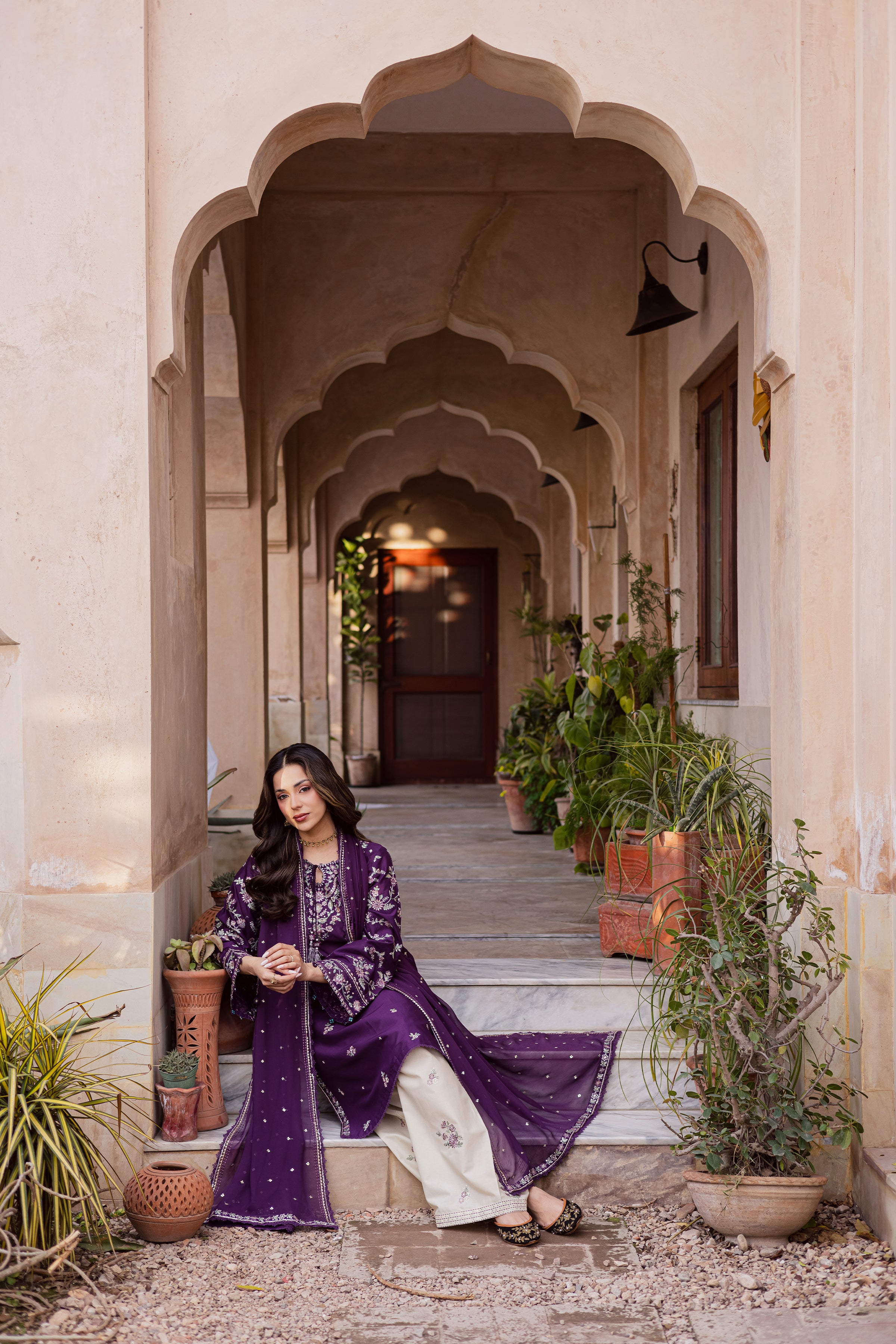 Plum Haze 3Pc - Festive Embroidered Lawn BATIKEID2026 BATIK XS / Purple / Pima Lawn-S / Purple / Pima Lawn-M / Purple / Pima Lawn-L / Purple / Pima Lawn-XL / Purple / Pima Lawn
