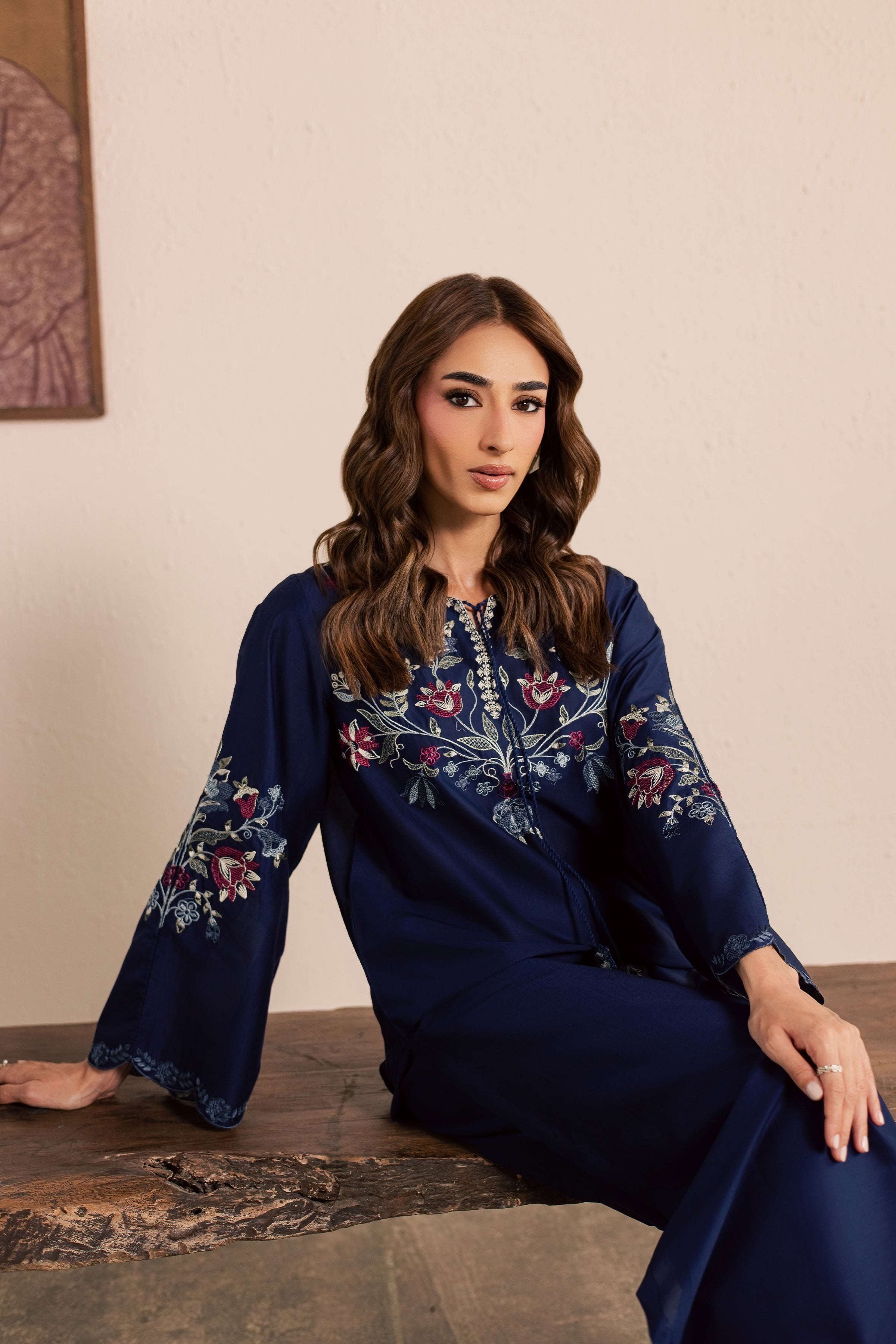 Rarity 2Pc - Embroidered Lawn Dress EverydayEdit26 BATIK XS / Midnight Blue / Pima Lawn-S / Midnight Blue / Pima Lawn-M / Midnight Blue / Pima Lawn-L / Midnight Blue / Pima Lawn-XL / Midnight Blue / Pima Lawn
