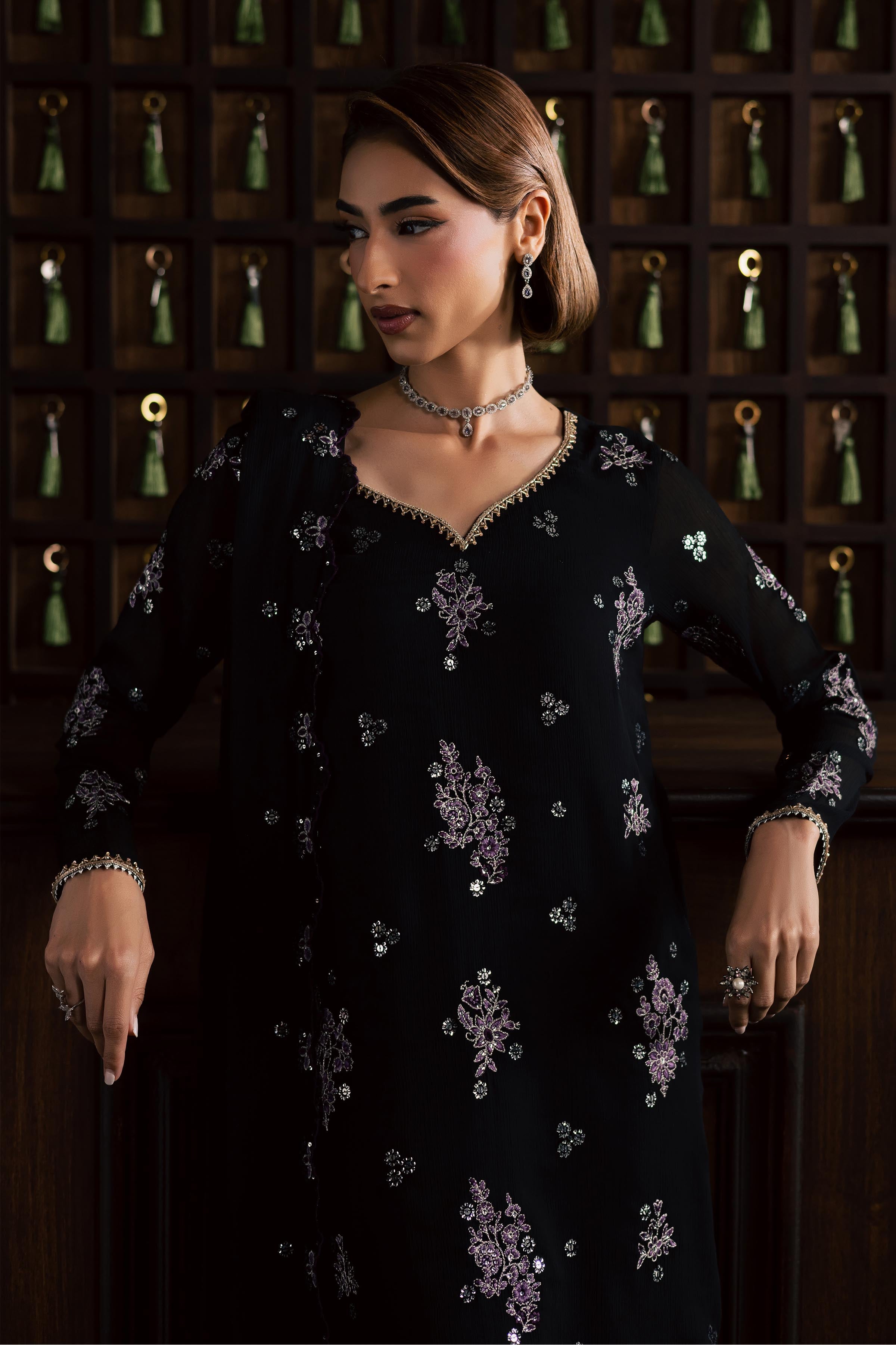 Reef 3Pc - Festive Luxury Formal BATIKEID2026 BATIK XS / Black / Crinkle-S / Black / Crinkle-M / Black / Crinkle-L / Black / Crinkle-XL / Black / Crinkle