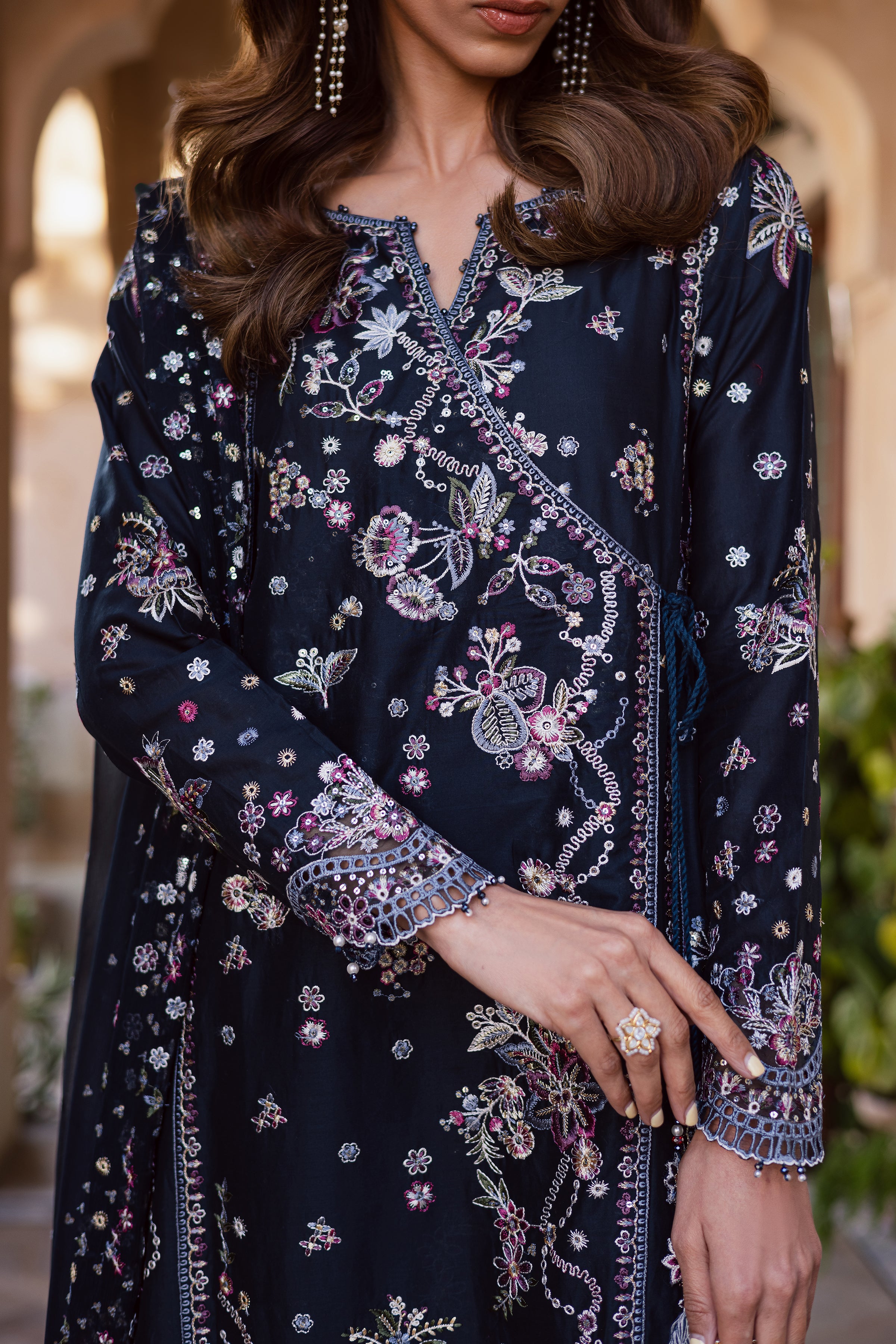 Sappo 3Pc - Festive Embroidered Lawn BATIKEID2026 BATIK XS / Blue Berry / Pima Lawn-S / Blue Berry / Pima Lawn-M / Blue Berry / Pima Lawn-L / Blue Berry / Pima Lawn-XL / Blue Berry / Pima Lawn