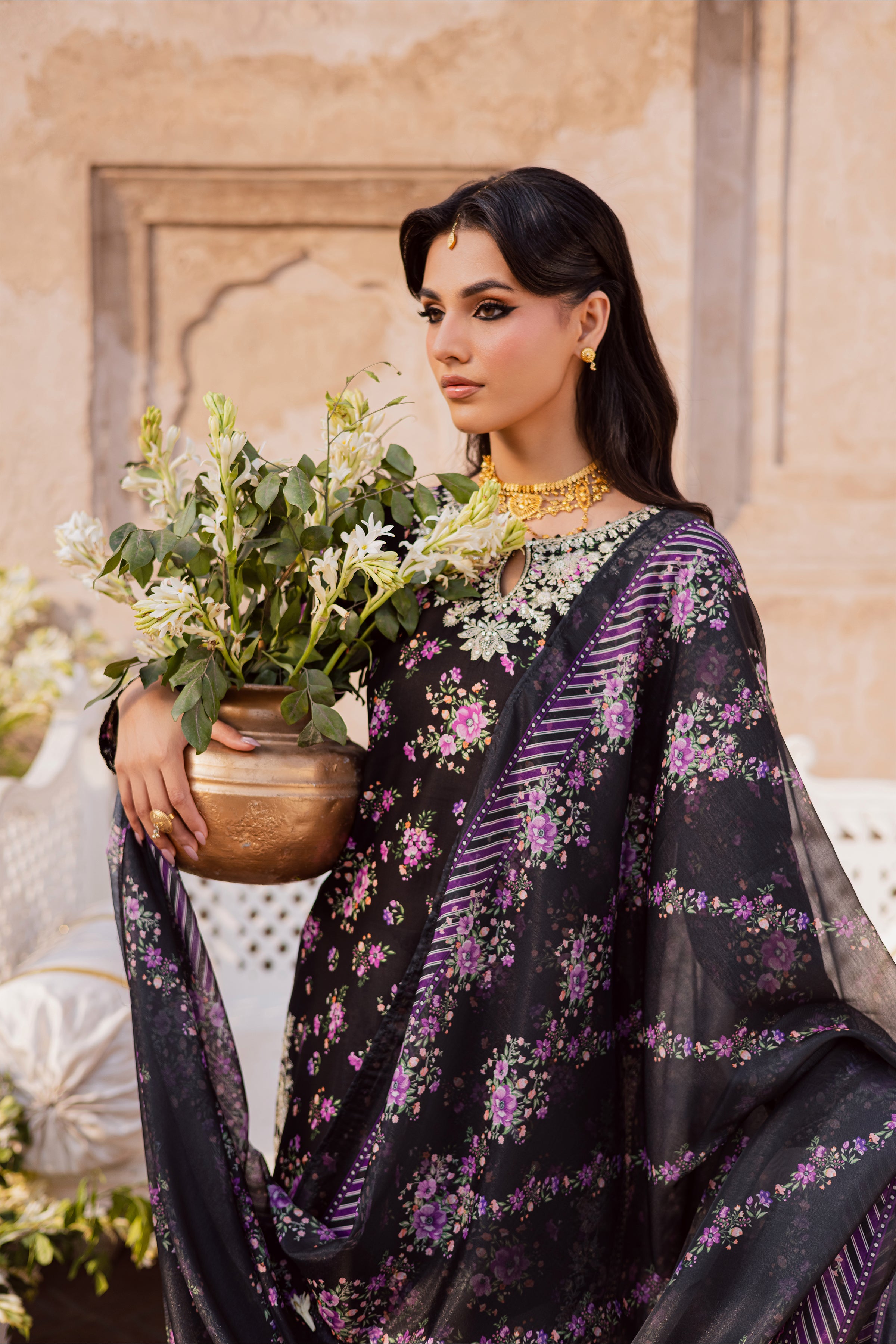 Summer Daze 3Pc - Festive Eid Prints BATIKEID2026 BATIK XS / Black / Lawn-S / Black / Lawn-M / Black / Lawn-L / Black / Lawn-XL / Black / Lawn