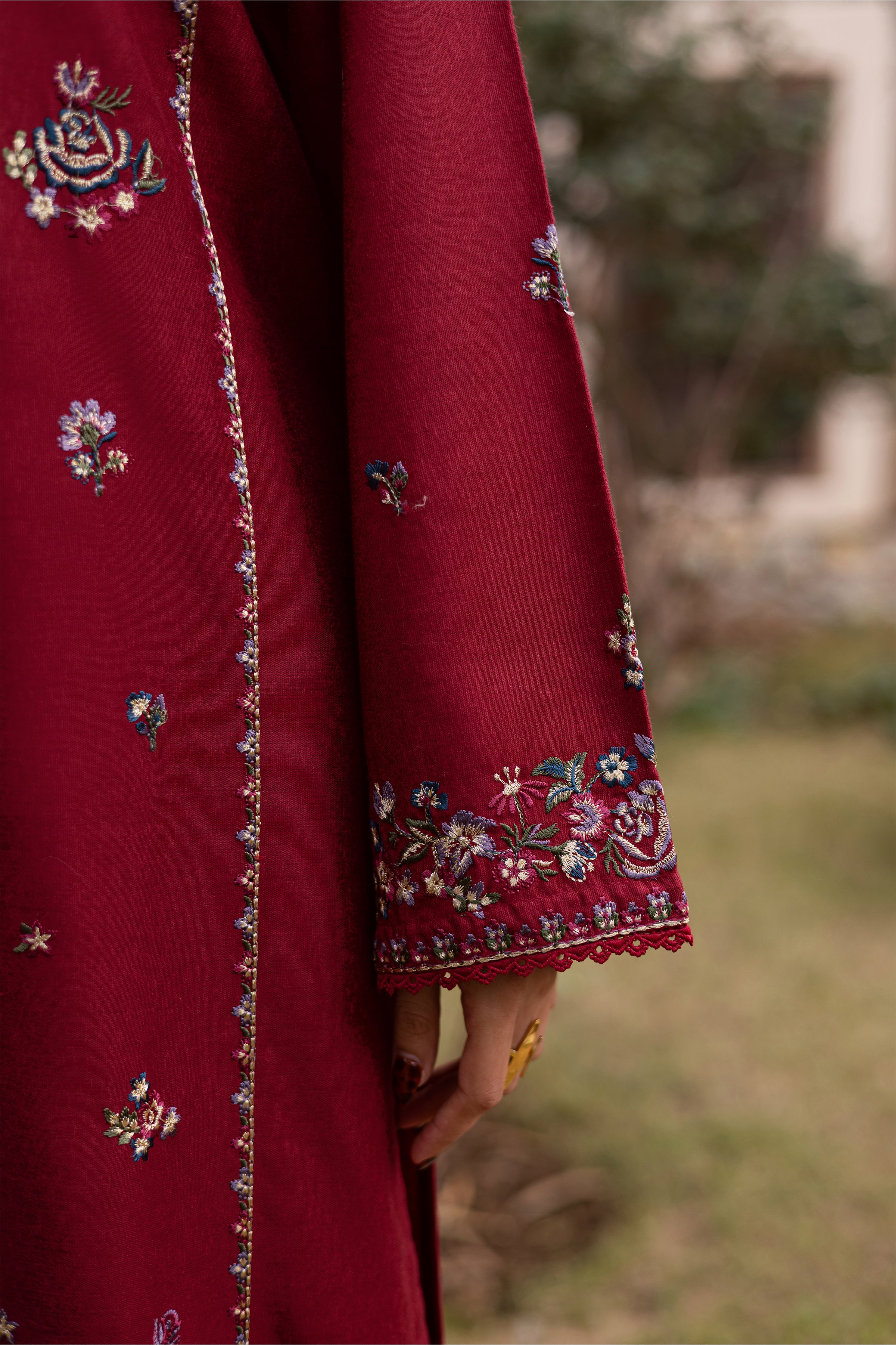 Thousand Island 2Pc - Embroidered Festive Pret BATIK WINTER PRET 2025 BATIK XS / Red / Textured Cotton-S / Red / Textured Cotton-M / Red / Textured Cotton-L / Red / Textured Cotton-XL / Red / Textured Cotton