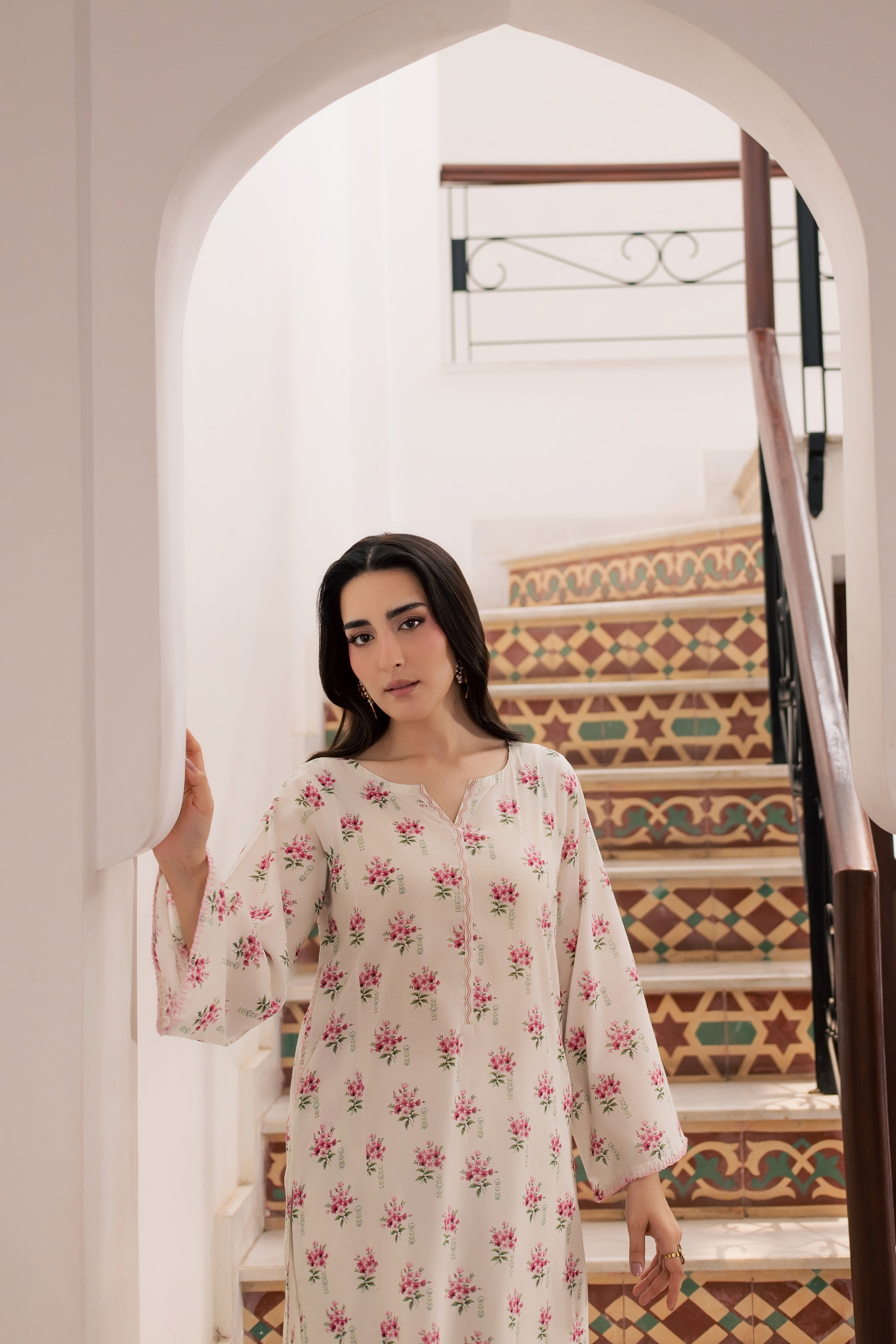 Yugioh 2Pc - Printed Lawn Dress BATIKSS26 BATIK XS / Off White / Lawn-S / Off White / Lawn-M / Off White / Lawn-L / Off White / Lawn-XL / Off White / Lawn