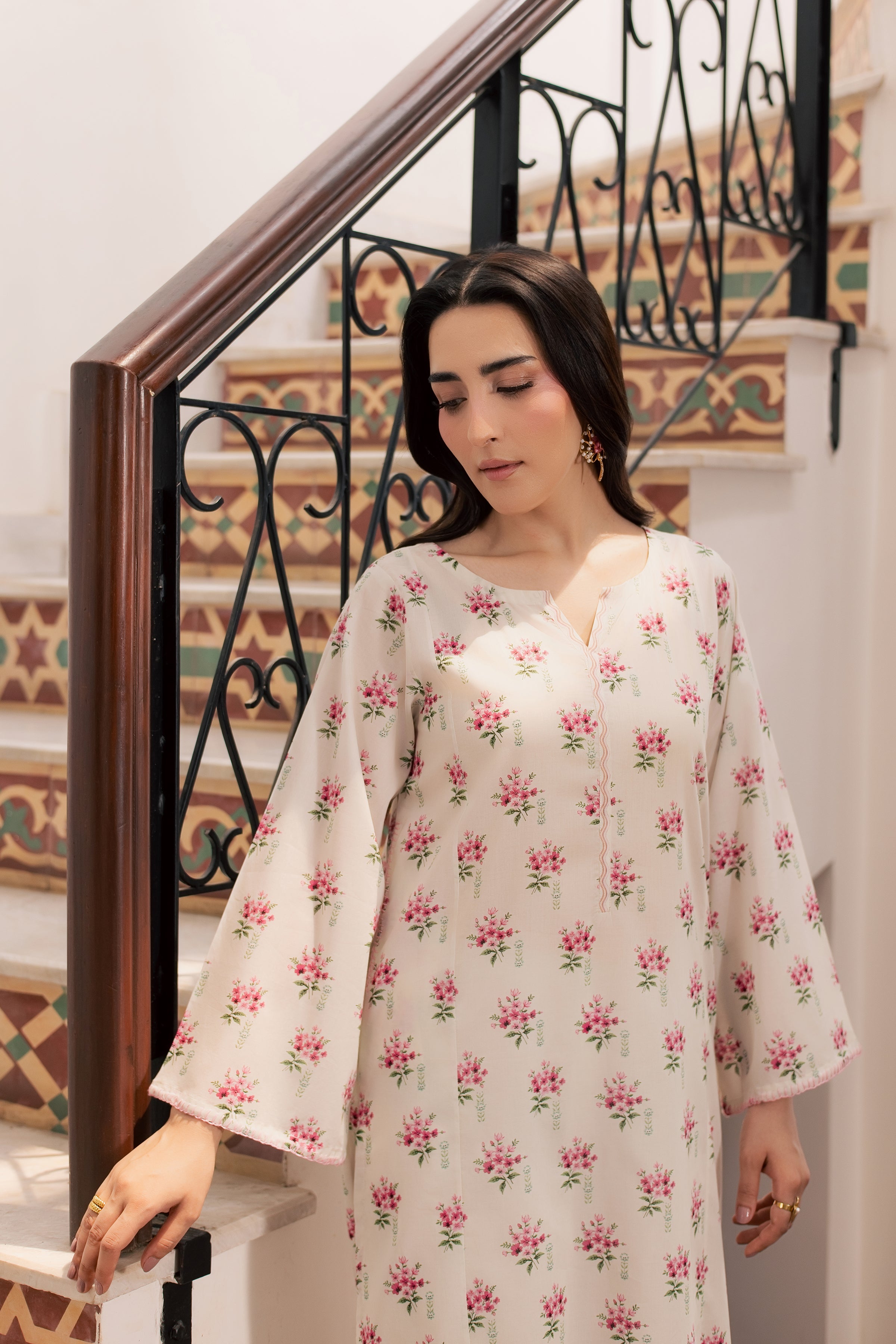 Yugioh 2Pc - Printed Lawn Dress BATIKSS26 BATIK XS / Off White / Lawn-S / Off White / Lawn-M / Off White / Lawn-L / Off White / Lawn-XL / Off White / Lawn