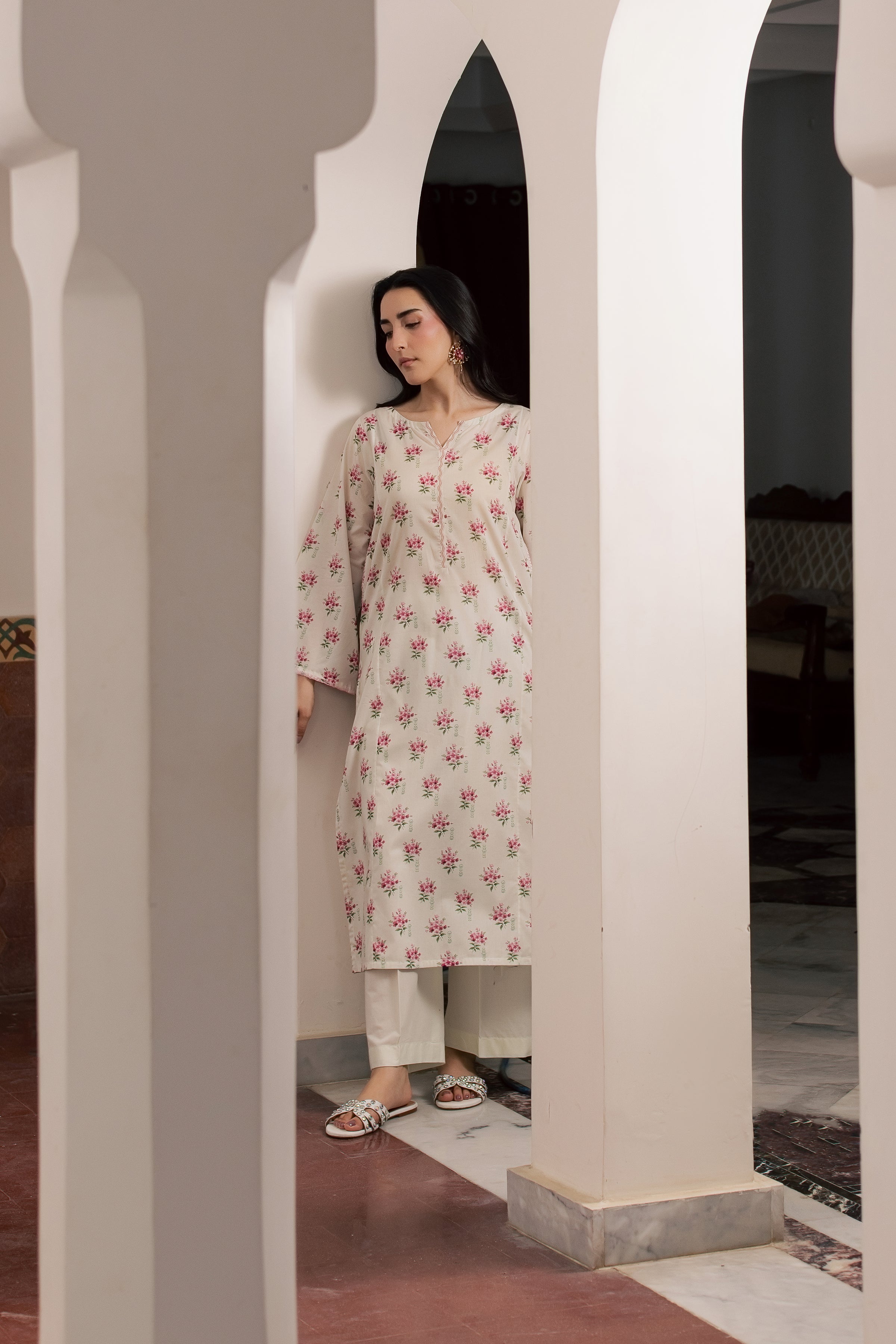 Yugioh 2Pc - Printed Lawn Dress BATIKSS26 BATIK XS / Off White / Lawn-S / Off White / Lawn-M / Off White / Lawn-L / Off White / Lawn-XL / Off White / Lawn