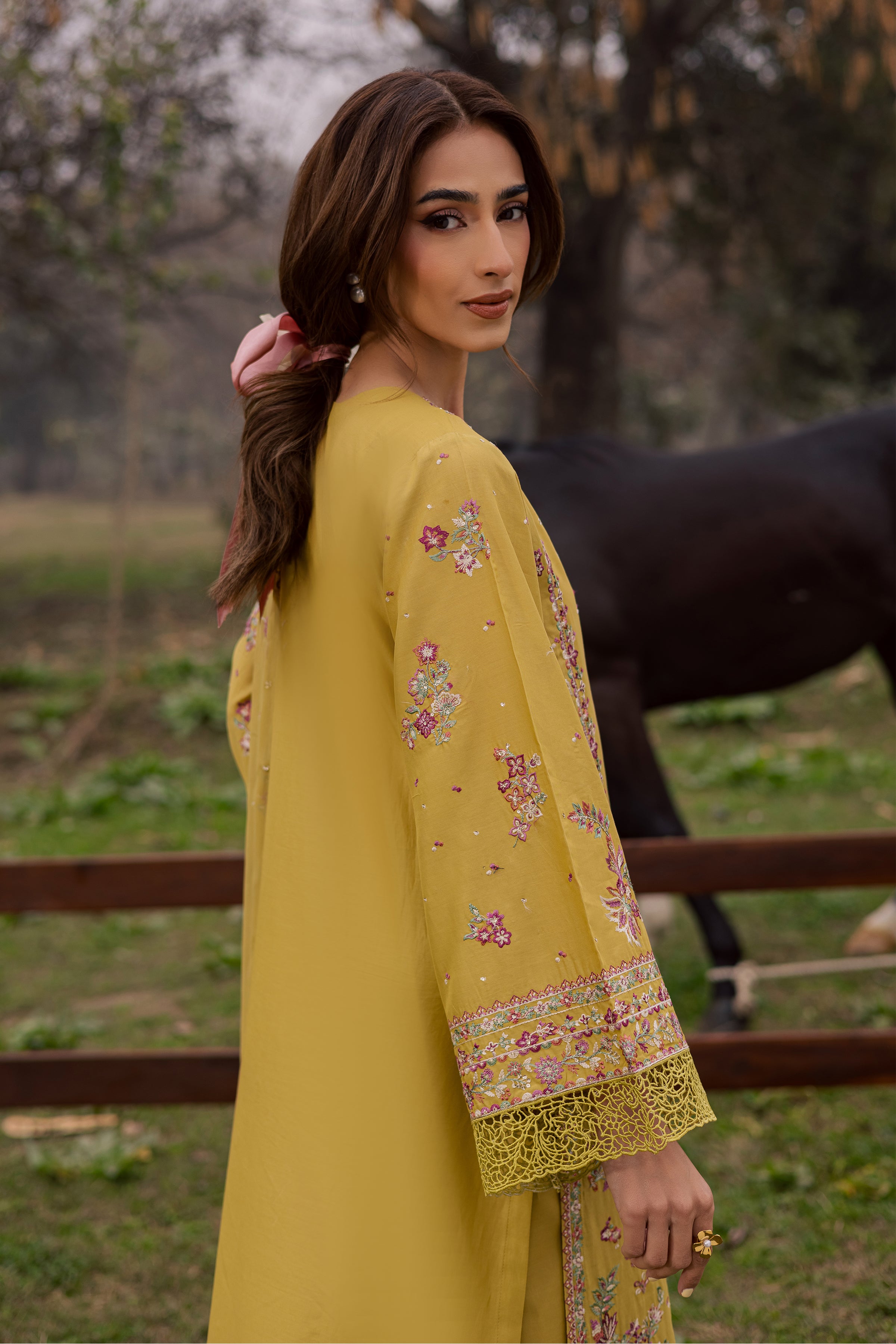 Zimal 3Pc - Festive Embroidered Lawn BATIKEID2026 BATIK XS / Lime Green / Pima Lawn-S / Lime Green / Pima Lawn-M / Lime Green / Pima Lawn-L / Lime Green / Pima Lawn-XL / Lime Green / Pima Lawn