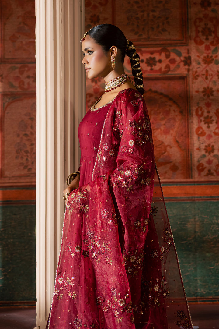 Chaotic Garet 3Pc - Chiffon Wedding Frock