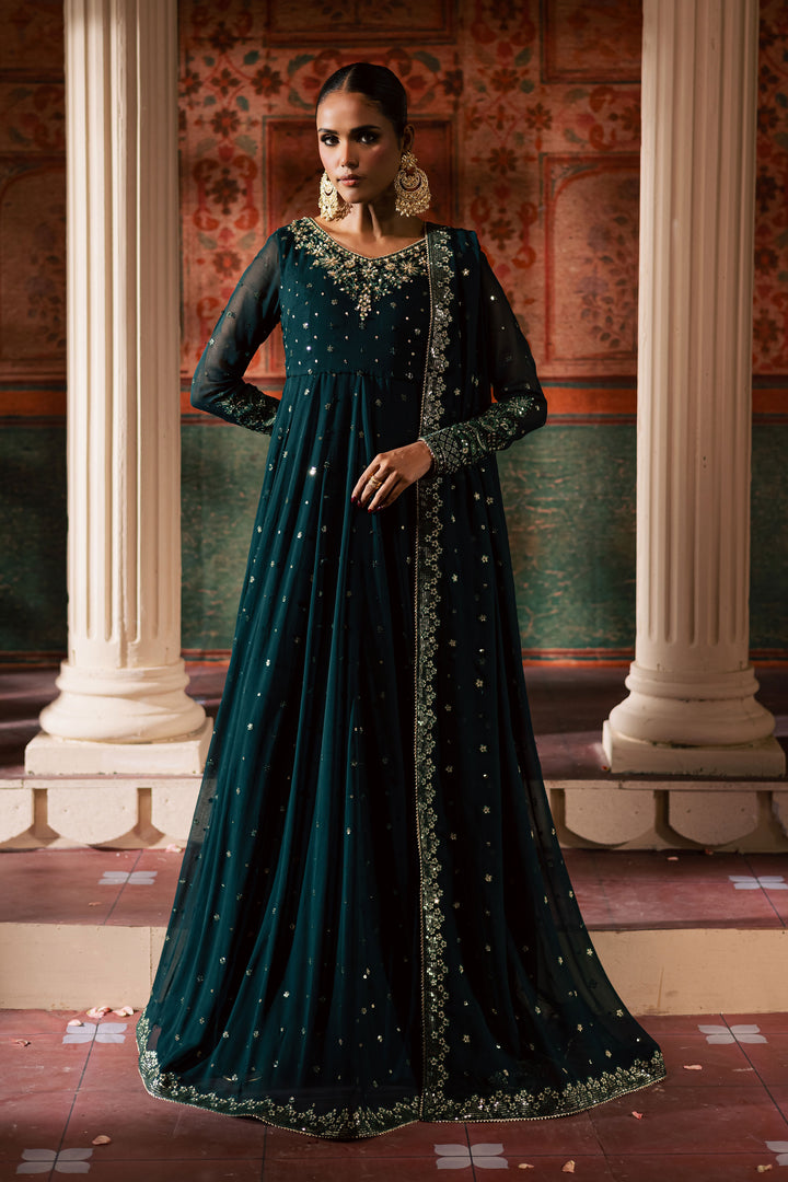 Emaline 3Pc - Chiffon Wedding Frock