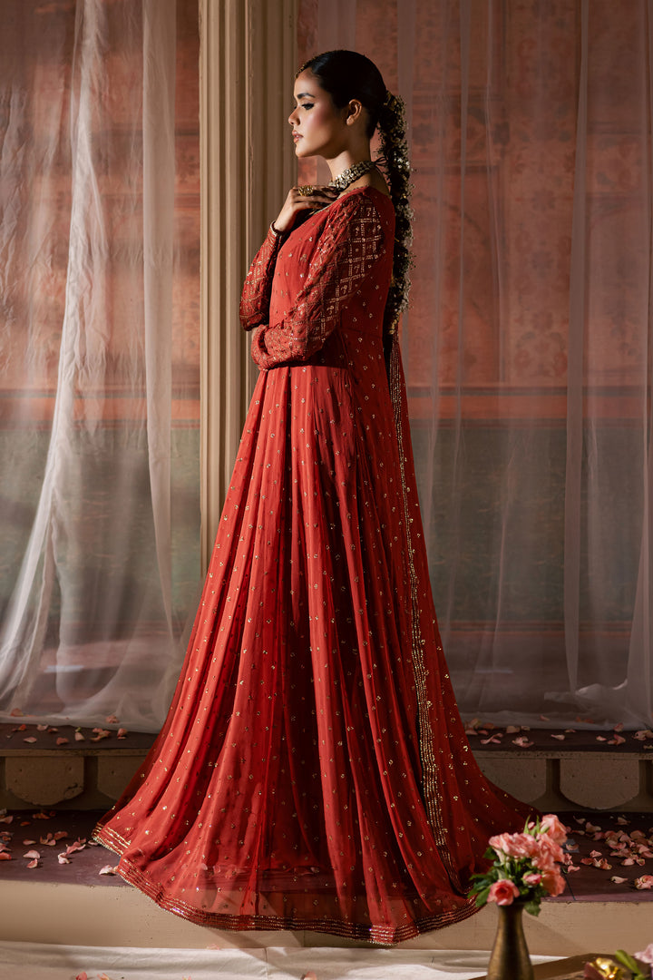 Crusteez 3Pc - Chiffon Wedding Frock