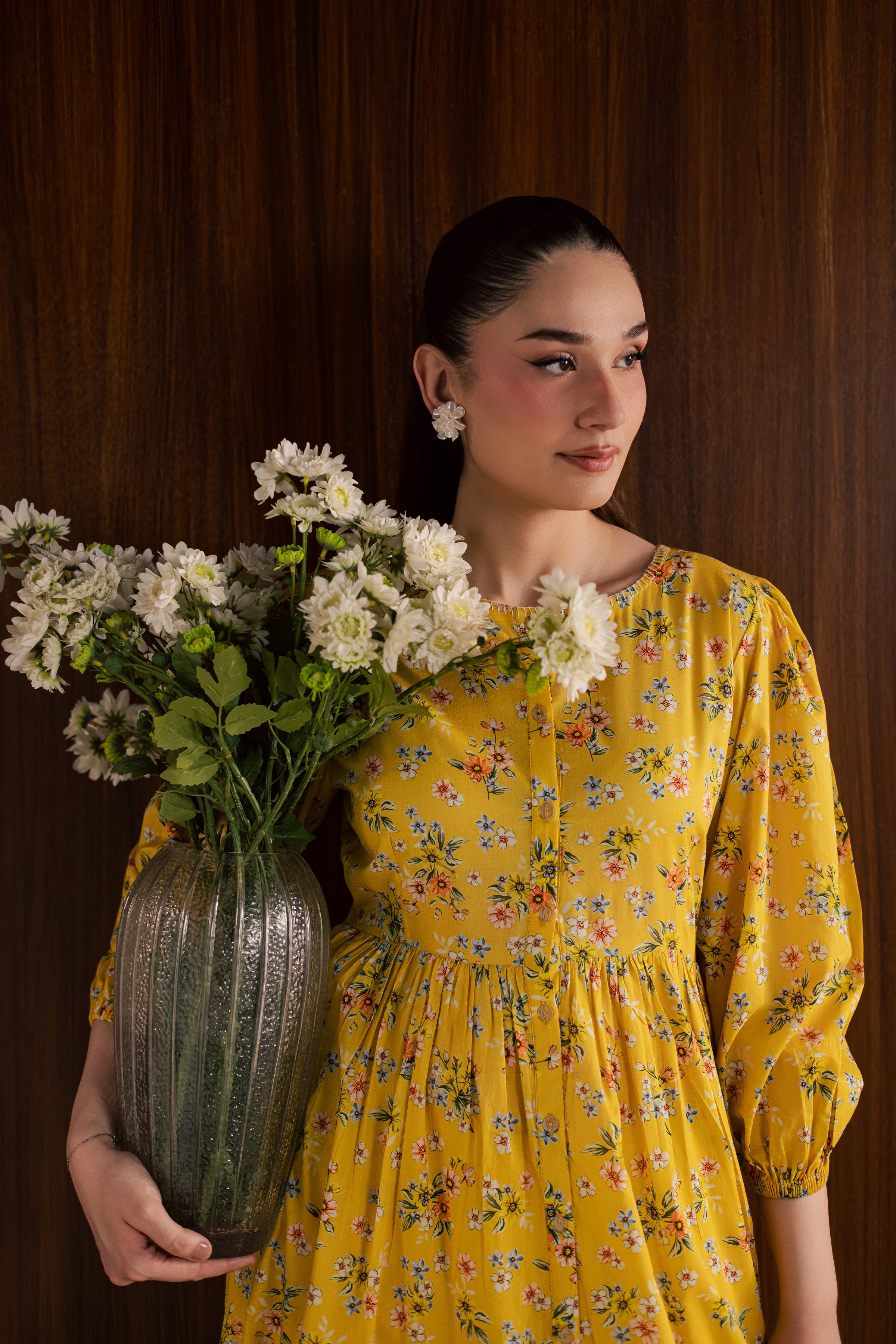 Butter Cup 2Pc - Printed Lawn Dress