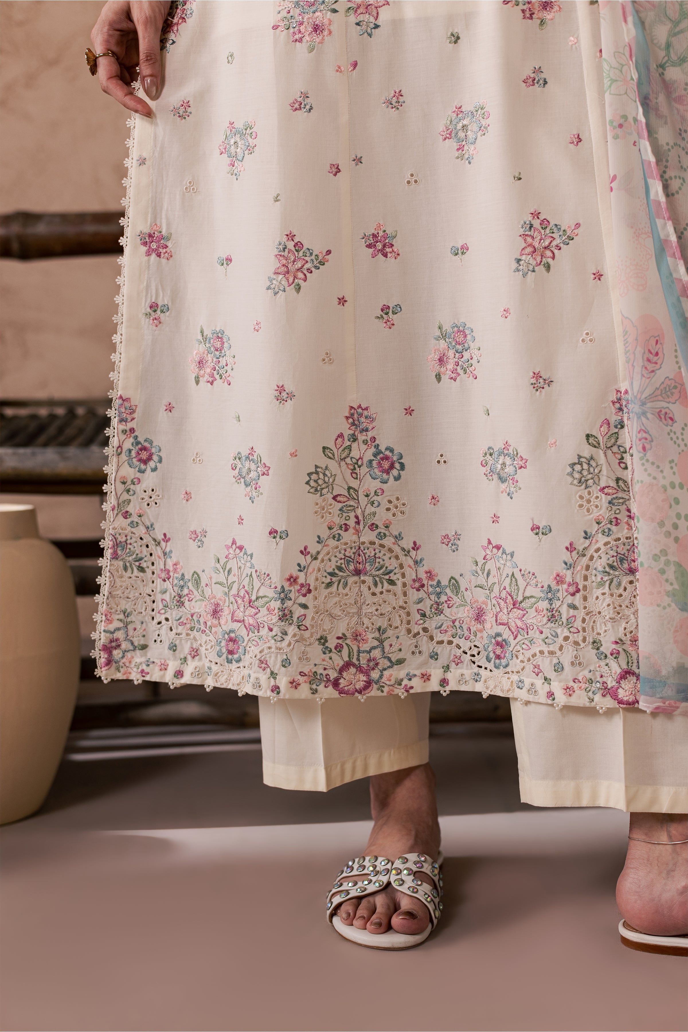 Zubariya 3Pc - Embroidered Lawn Dress