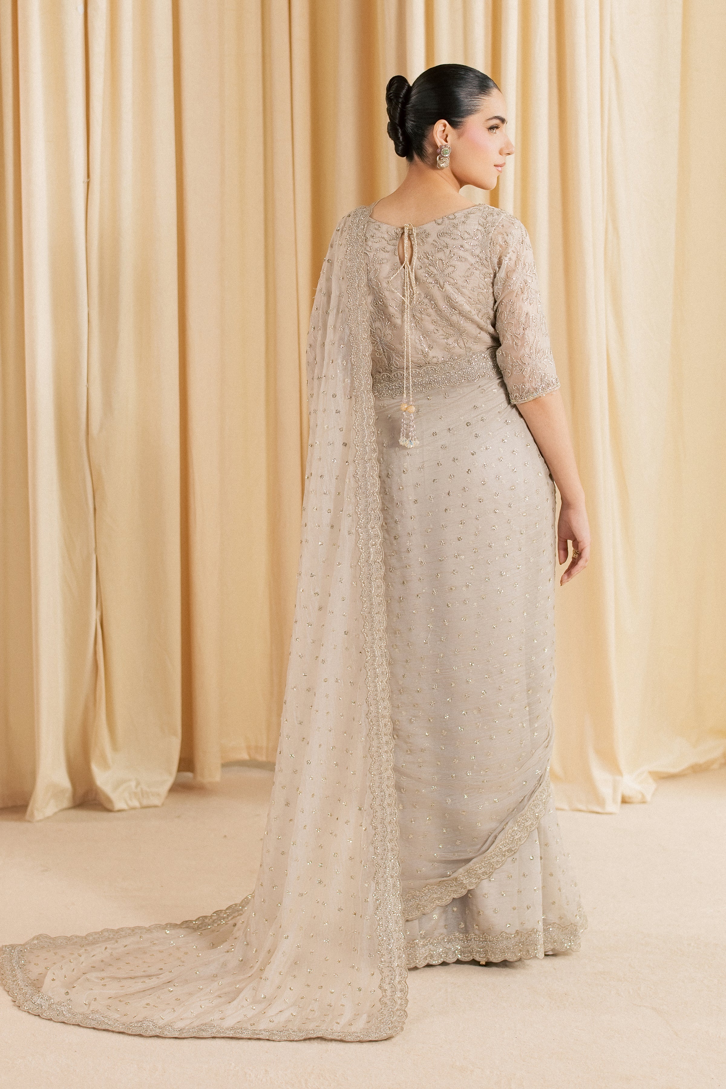 Khuwab Sarree 3Pc - Festive Luxe Pret