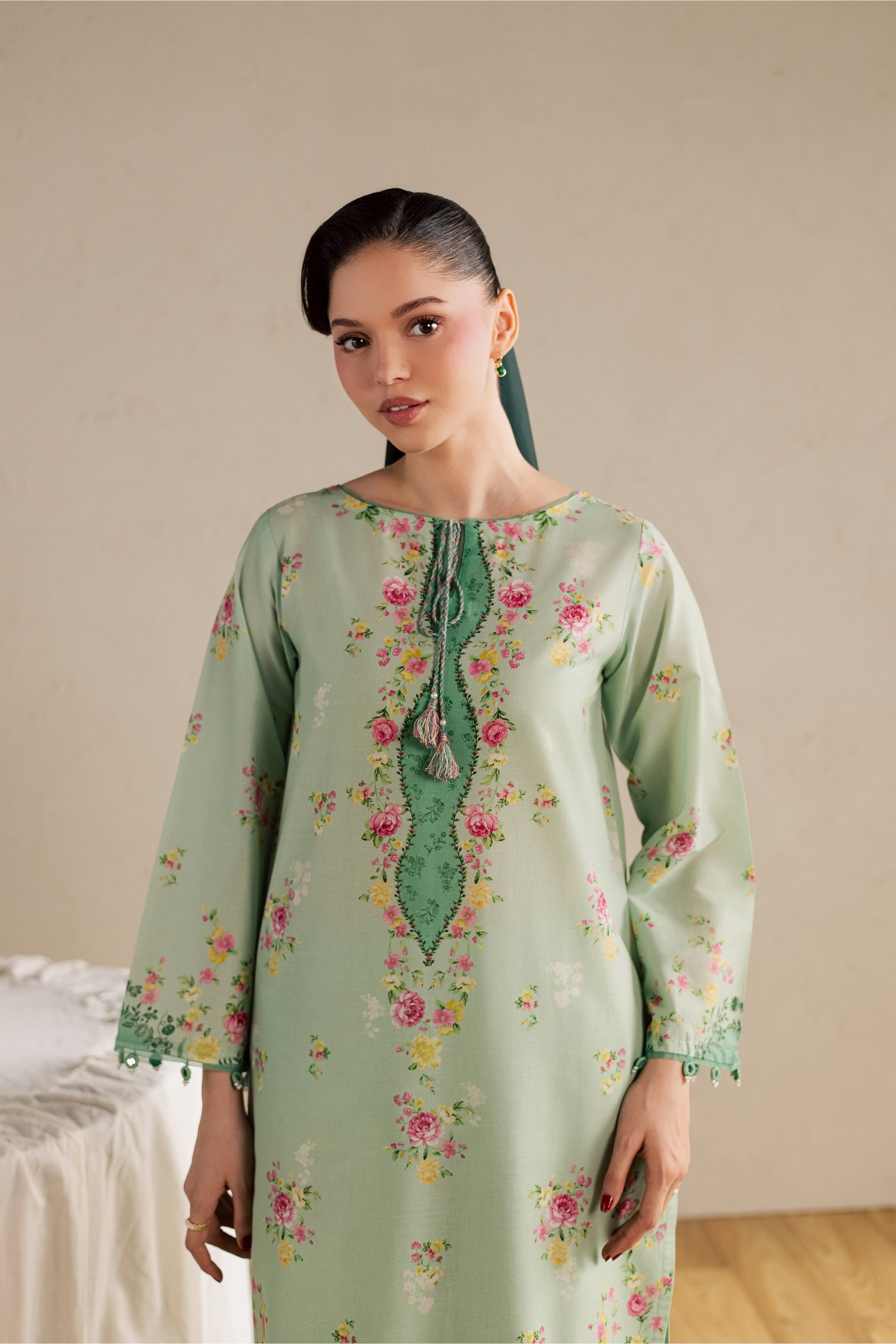 Wally 2Pc - Printed Lawn Dress