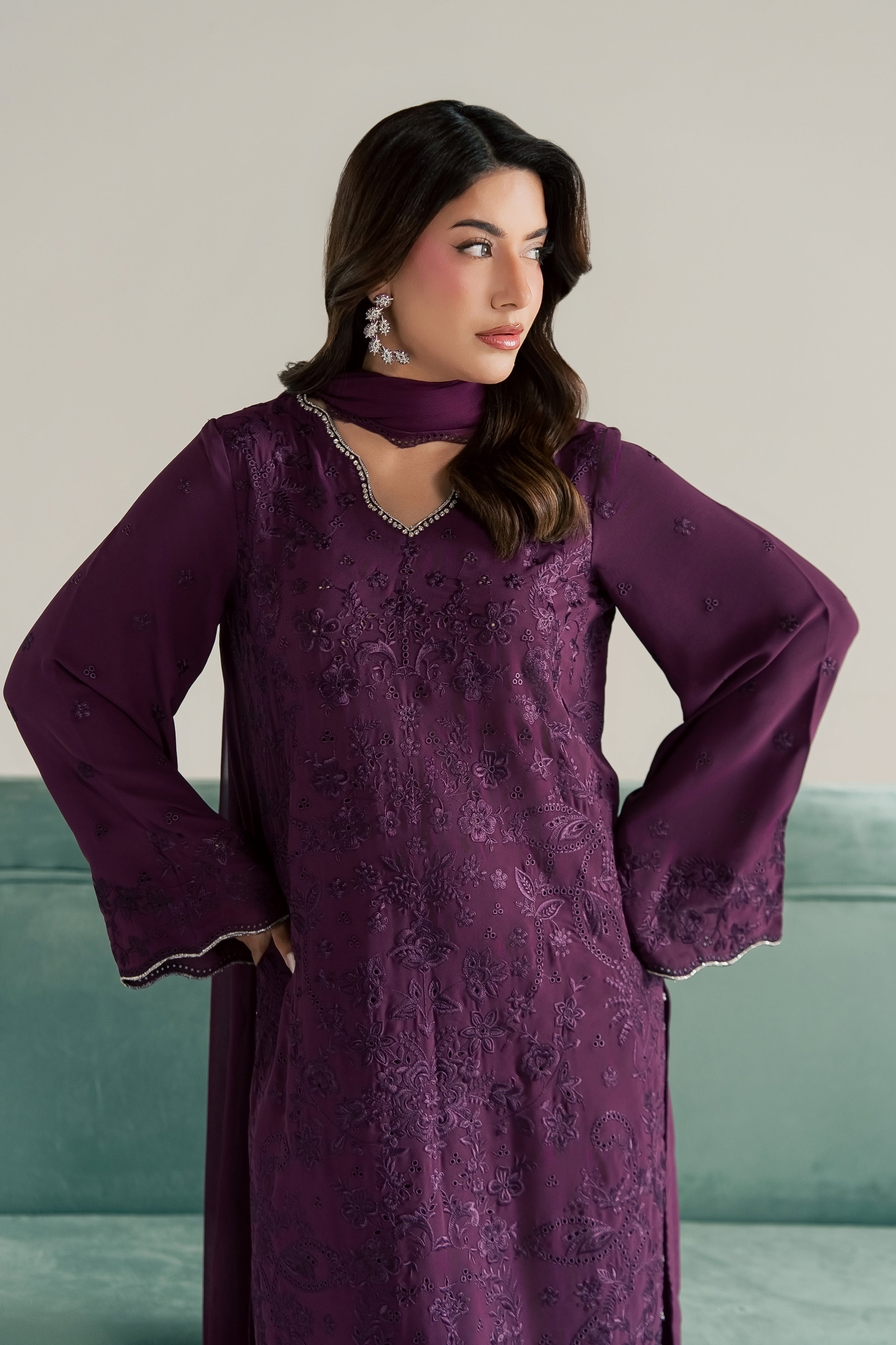 Noushay 3Pc - Festive Luxe Pret