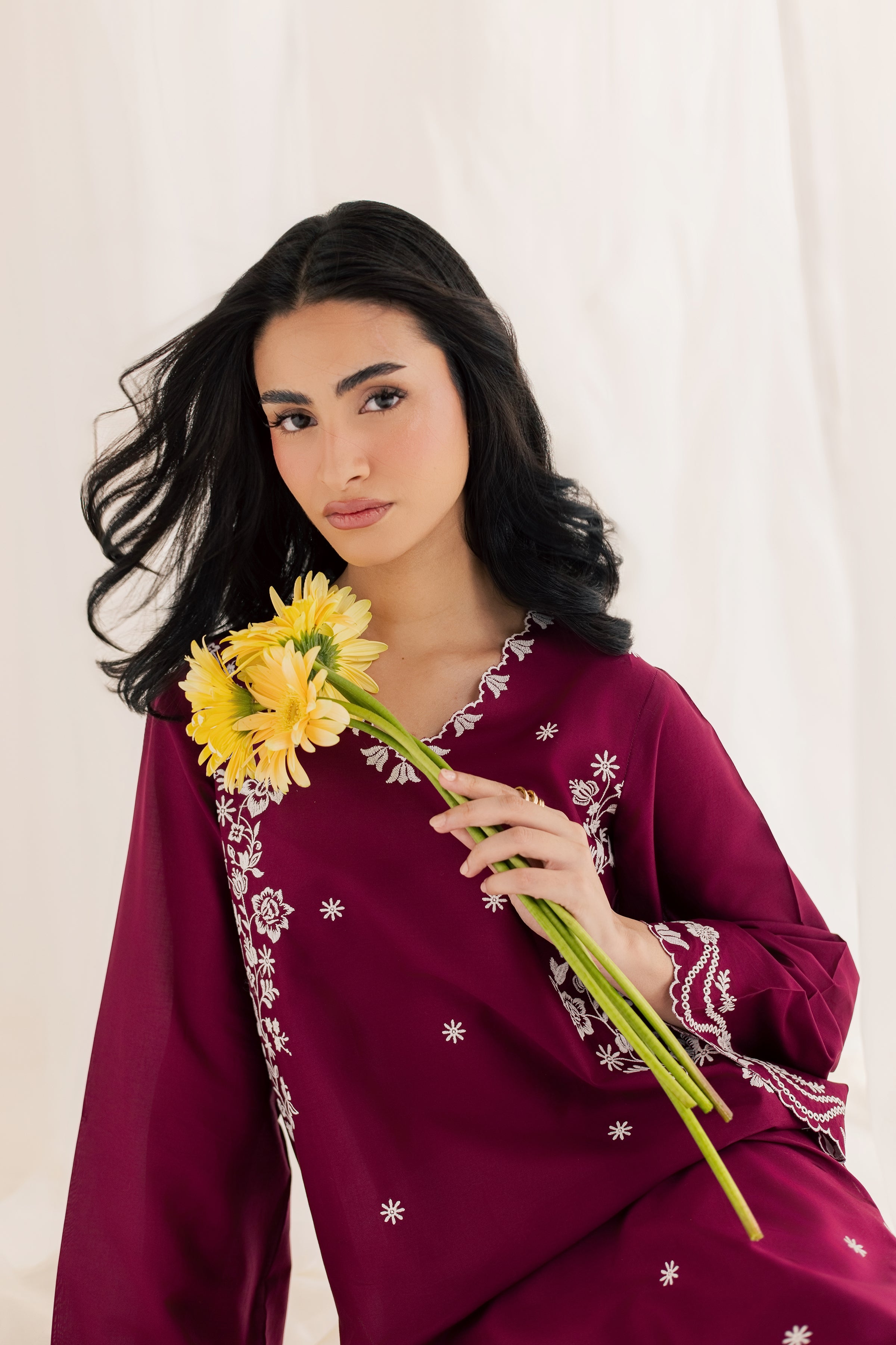 Jam Heart 2Pc - Embroidered Lawn Dress