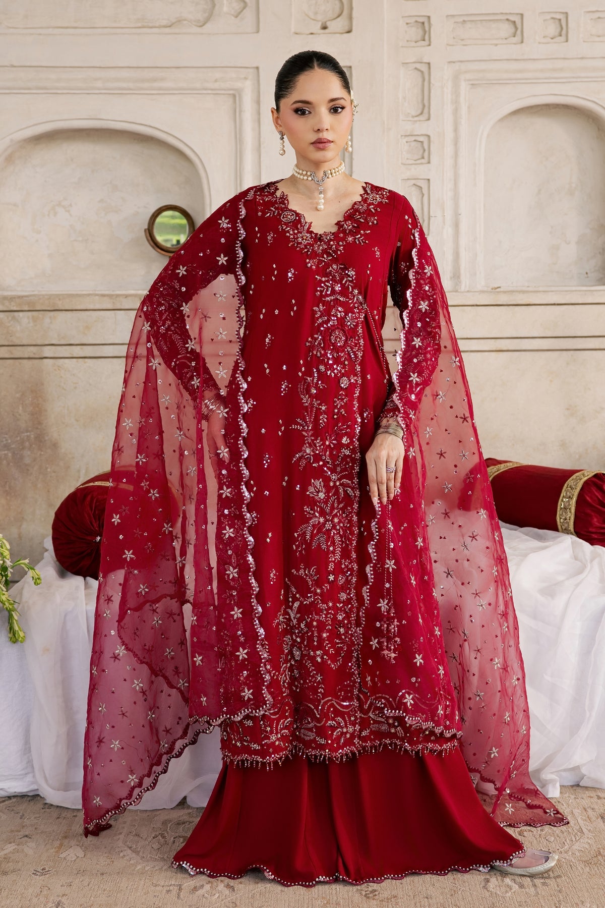 Ghazal e Bahar 3Pc - Wedding Formal Dress