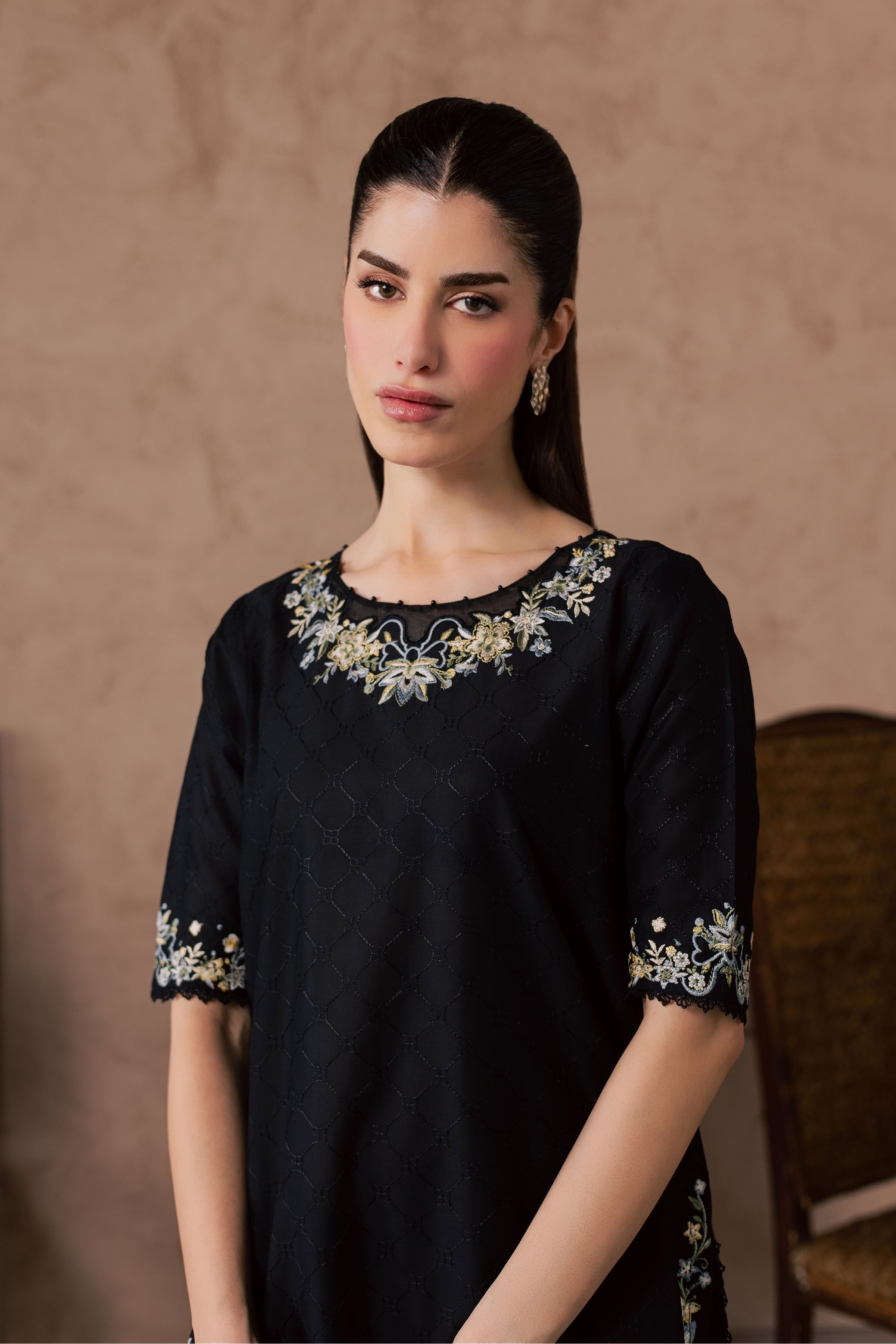 Venom Veil 2Pc - Embroidered Lawn Dress