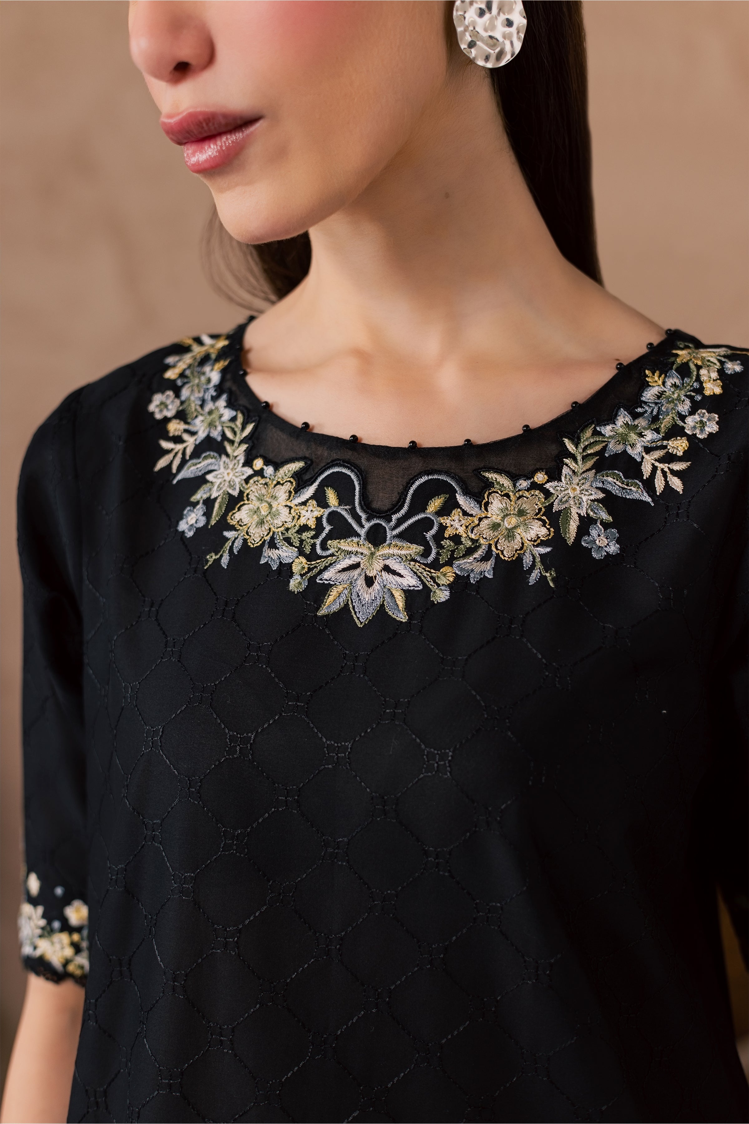 Venom Veil 2Pc - Embroidered Lawn Dress