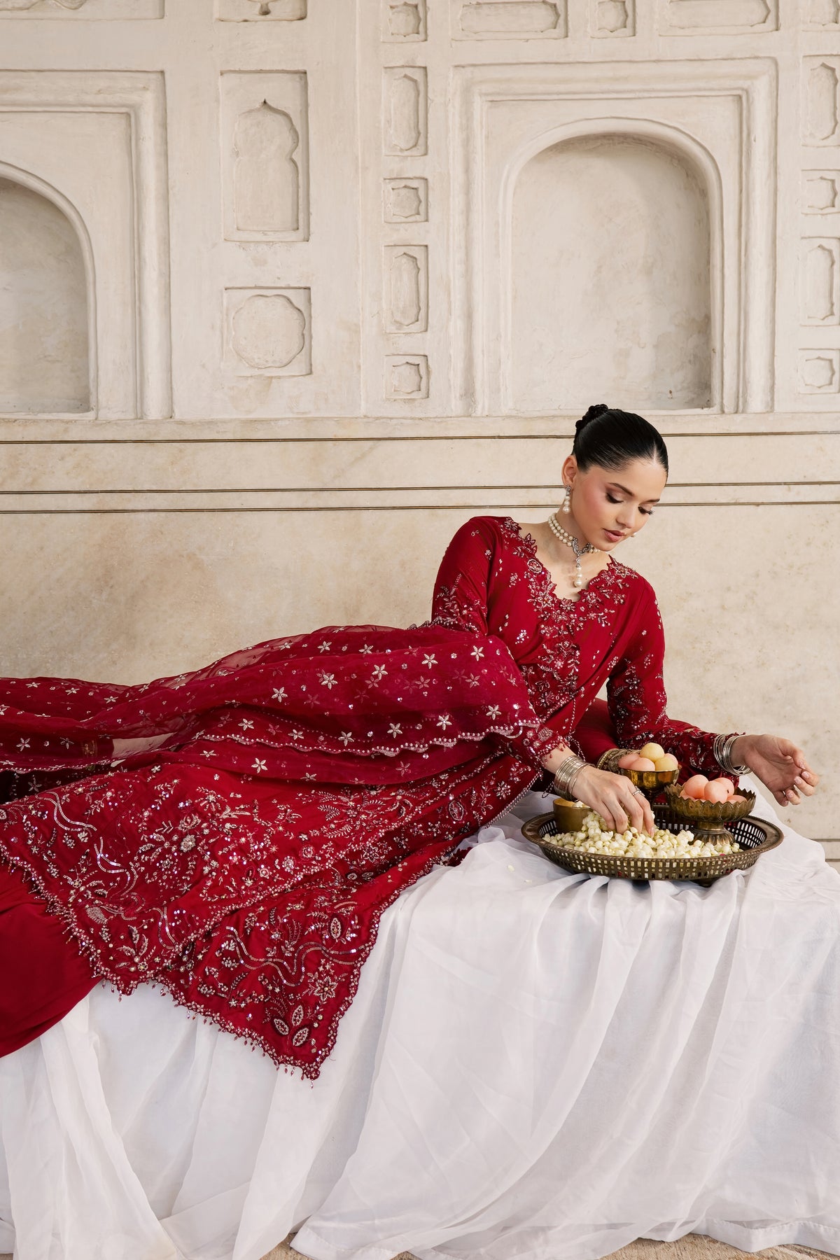 Ghazal e Bahar 3Pc - Wedding Formal Dress