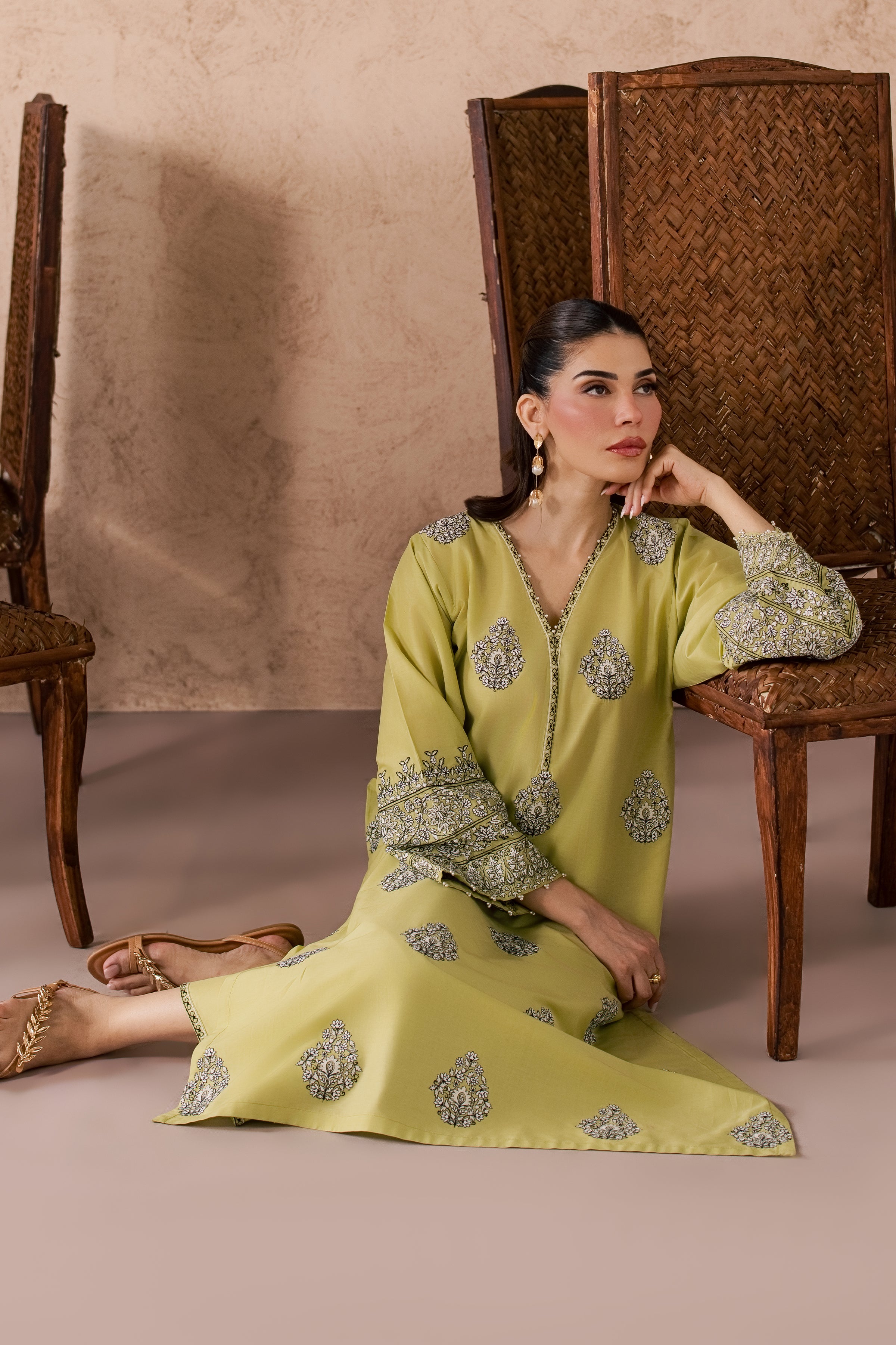 Limera 2Pc - Embroidered Lawn Dress