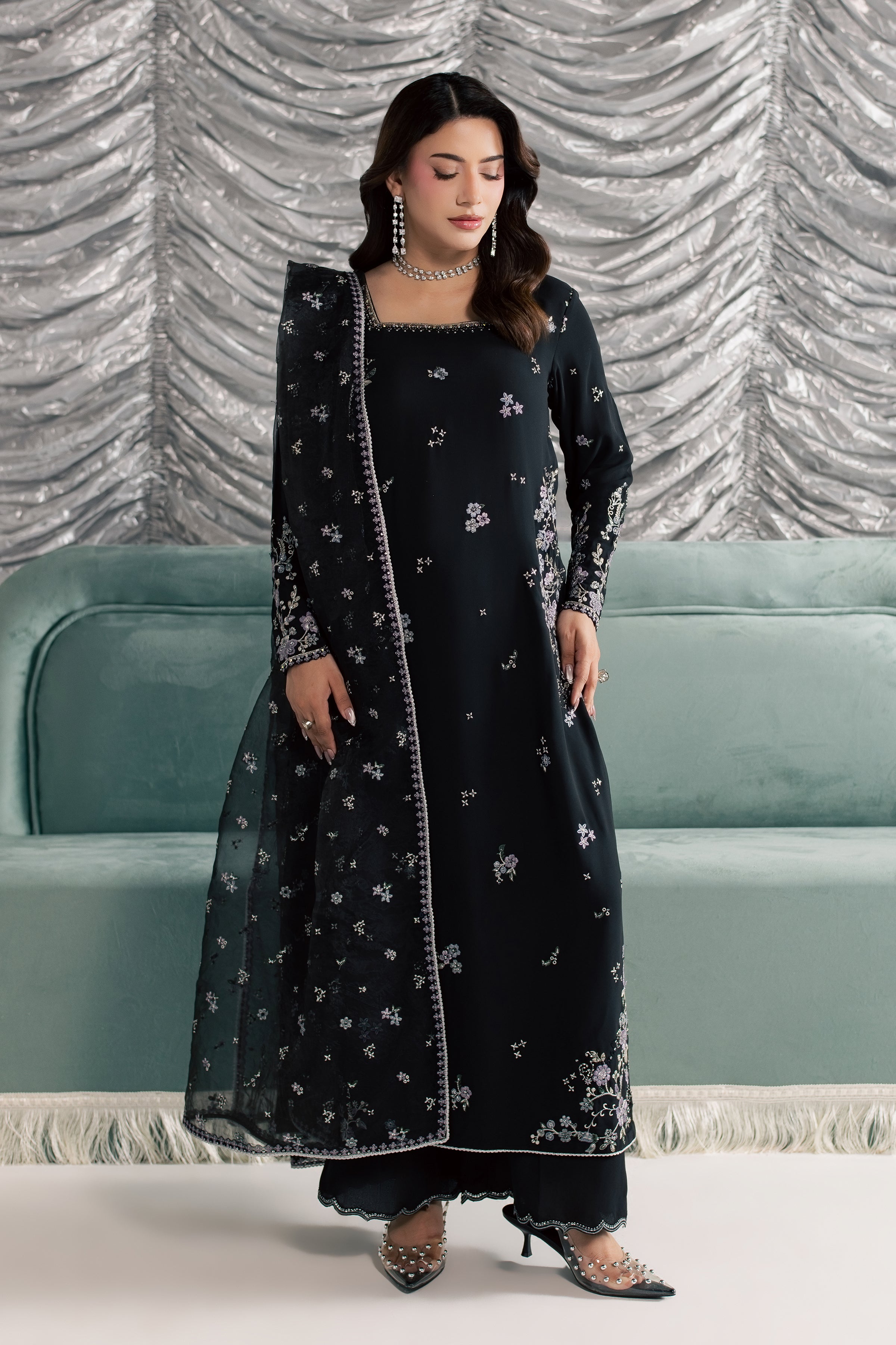 Ruhya 3Pc - Festive Luxe Pret