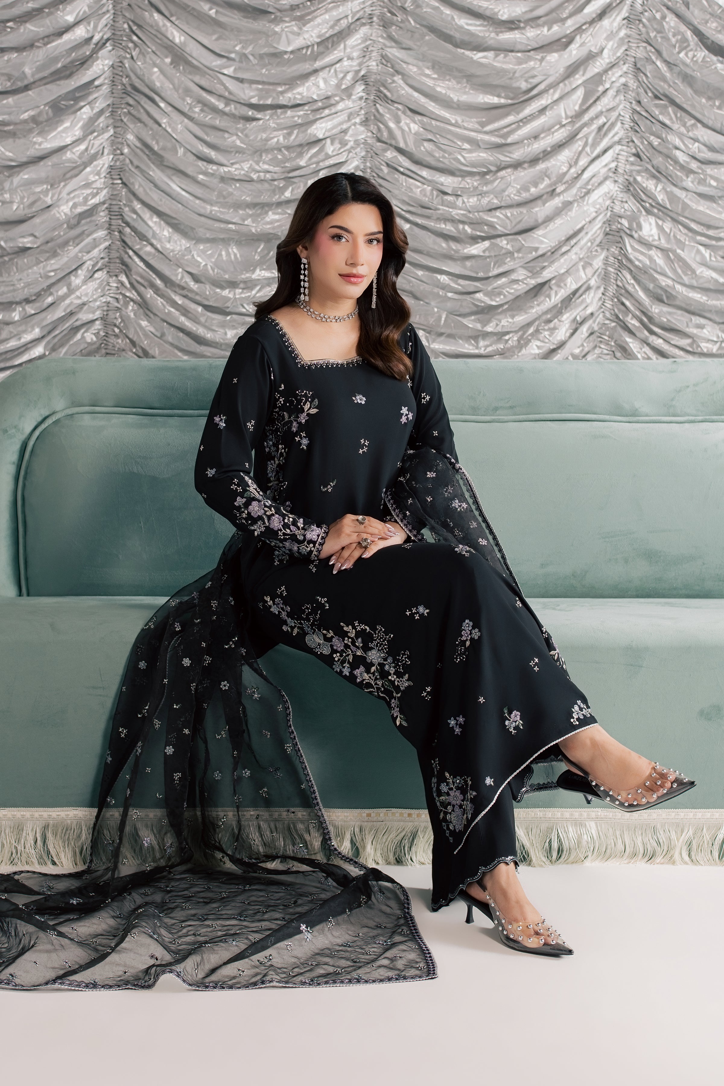 Ruhya 3Pc - Festive Luxe Pret